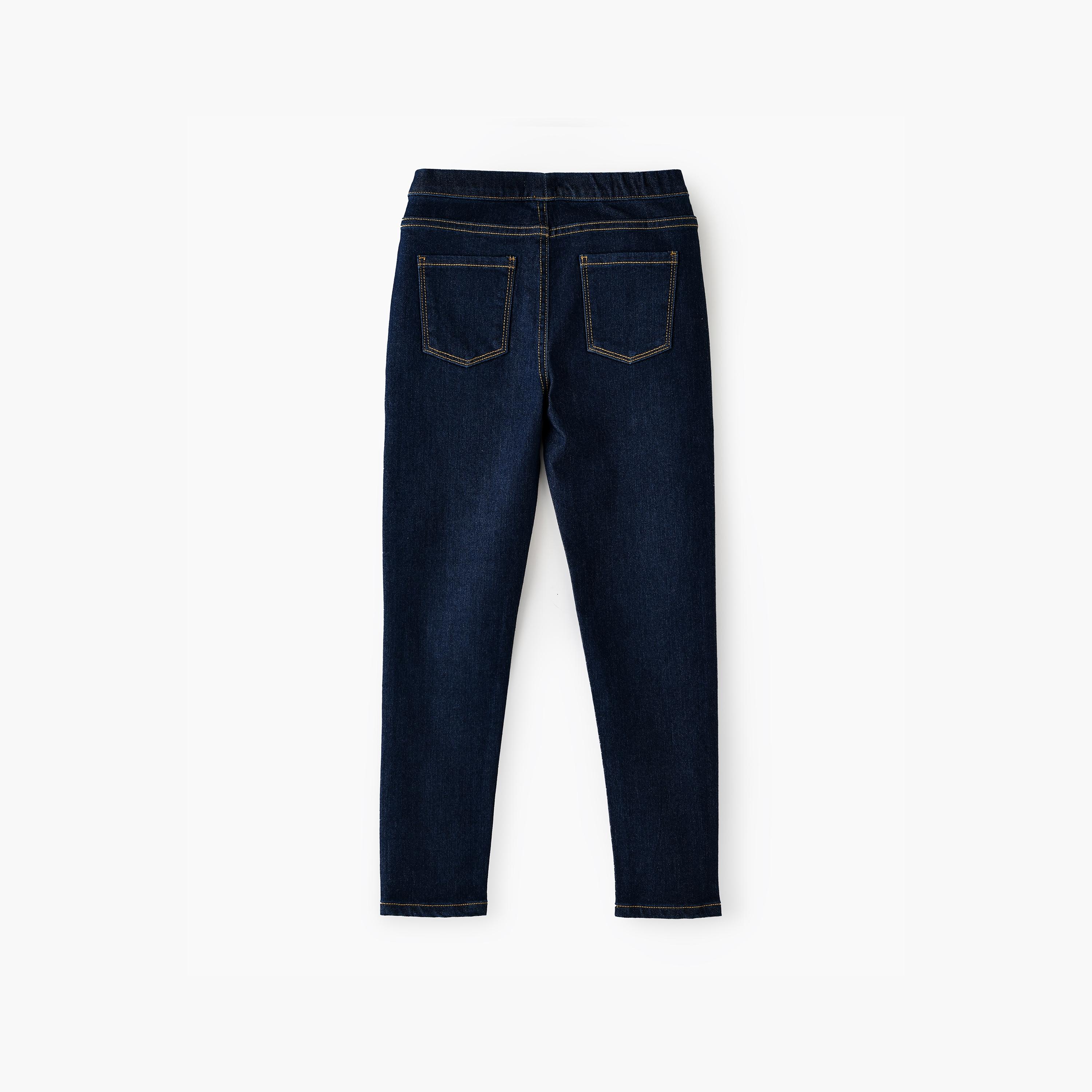 UniqKidz Basic Denim Jeggings for Girls-girls-clothing-bottoms-jeansandjeggings-image-3