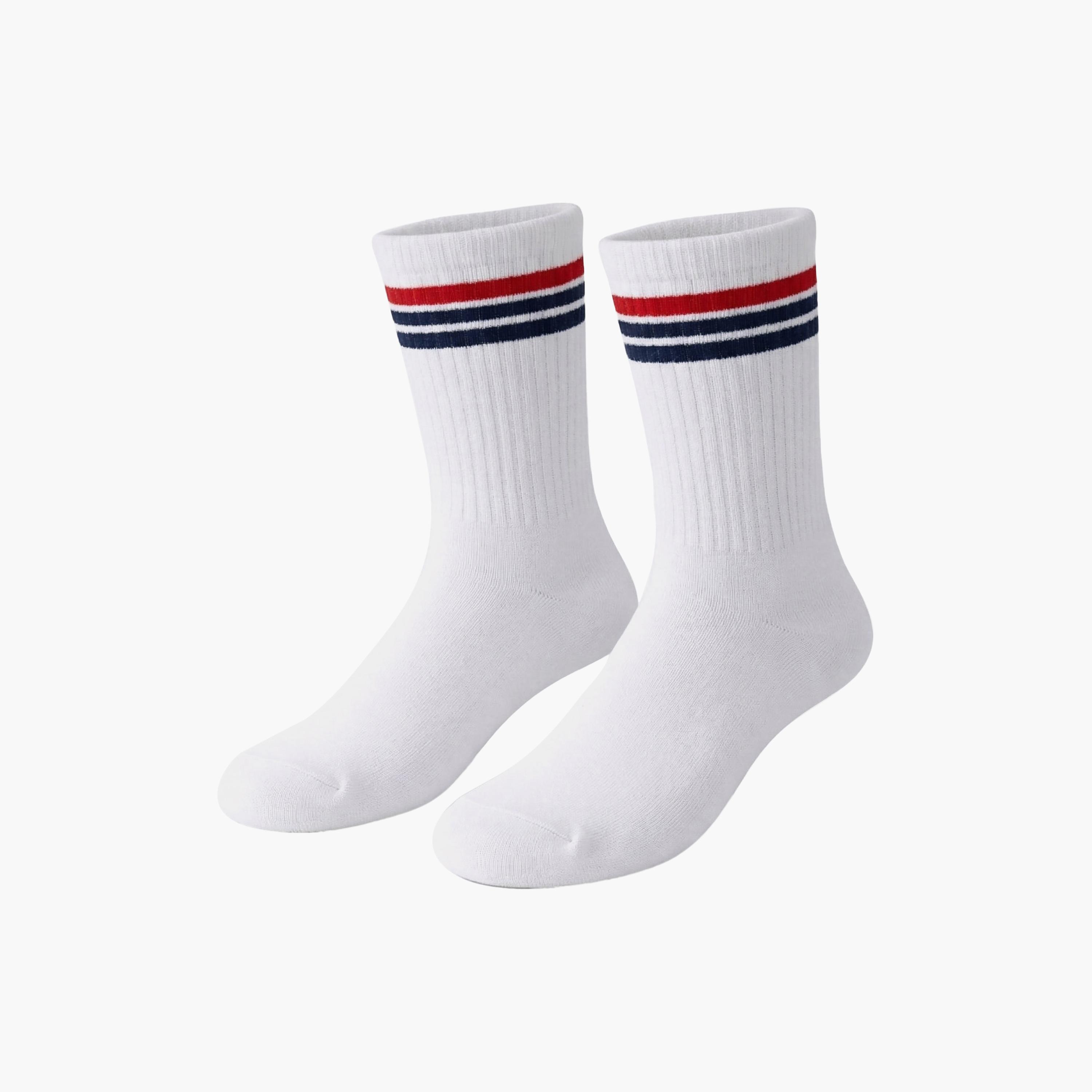 Victor and Jane 3-Pair Tipped Crew Length Sports Socks Set-girls-accessories-socks-image-4