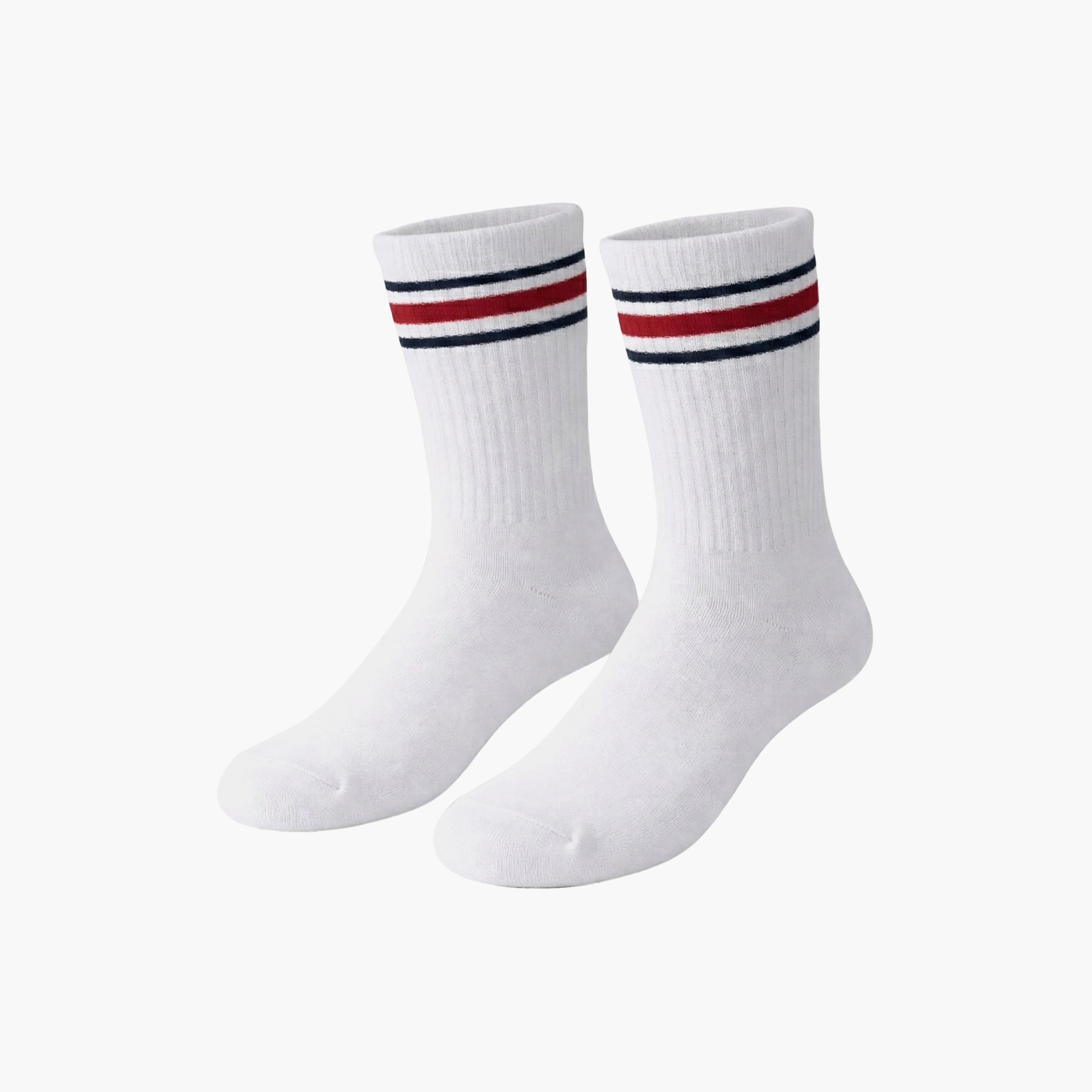 Victor and Jane 3-Pair Tipped Crew Length Sports Socks Set-girls-accessories-socks-image-5