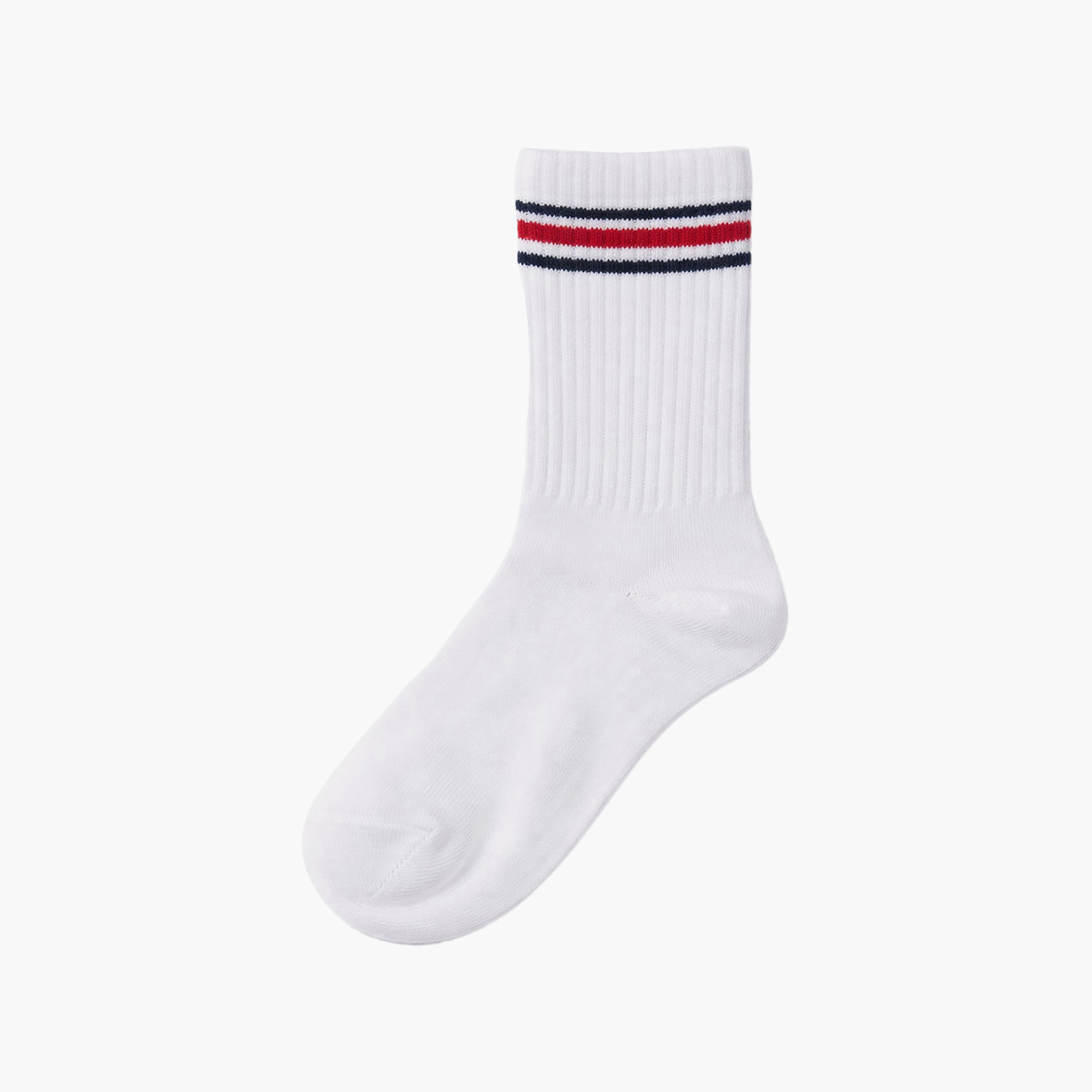 Victor and Jane 3-Pair Tipped Crew Length Sports Socks Set-girls-accessories-socks-image-6