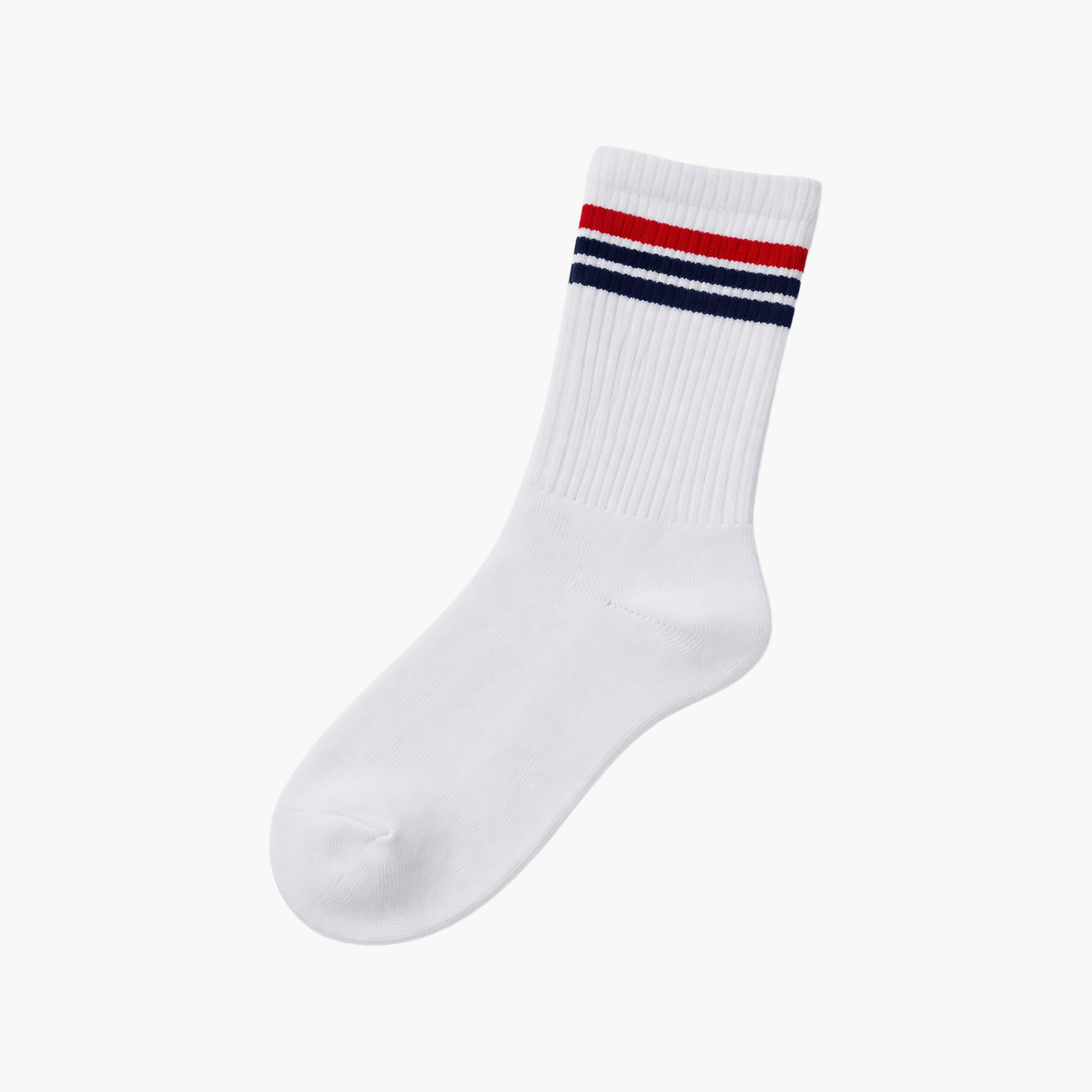 Victor and Jane 3-Pair Tipped Crew Length Sports Socks Set-girls-accessories-socks-image-7