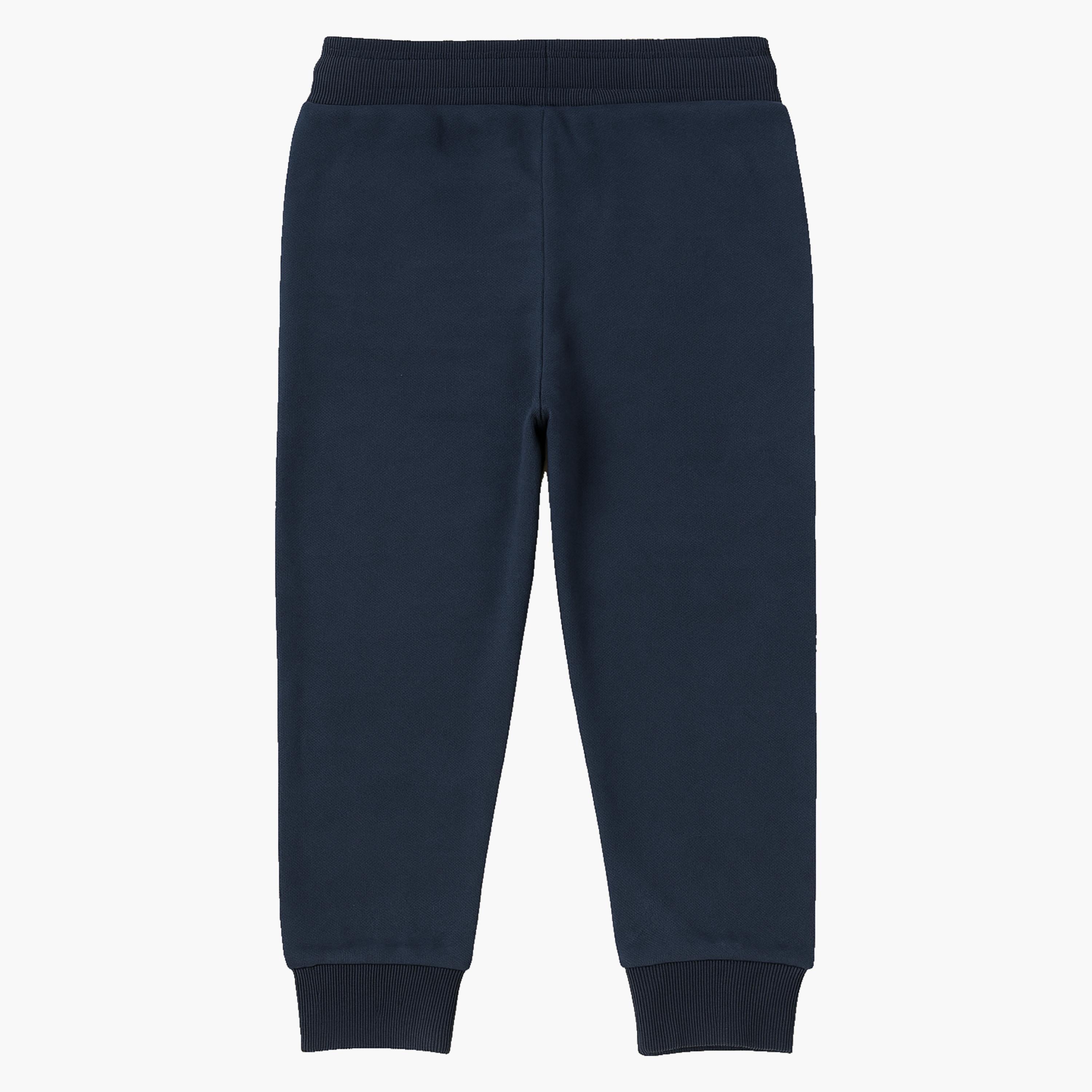Victor and Jane Elasticated French Terry Joggers-boys-clothing-bottoms-joggersandtrackpants-image-4