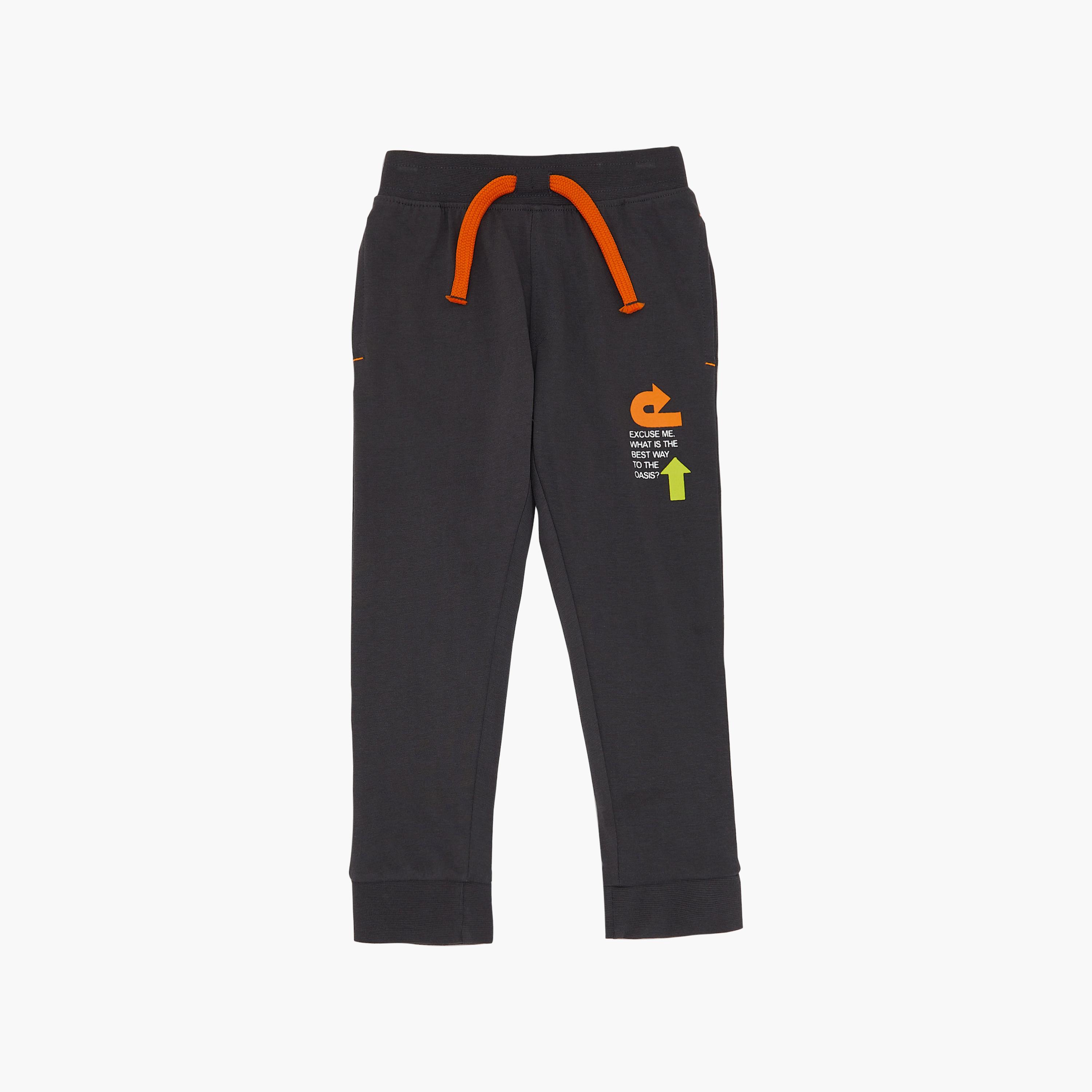 Victor and Jane Printed Short Sleeves T-Shirt with Joggers-baby-boys-clothing-setsandcoords-image-5