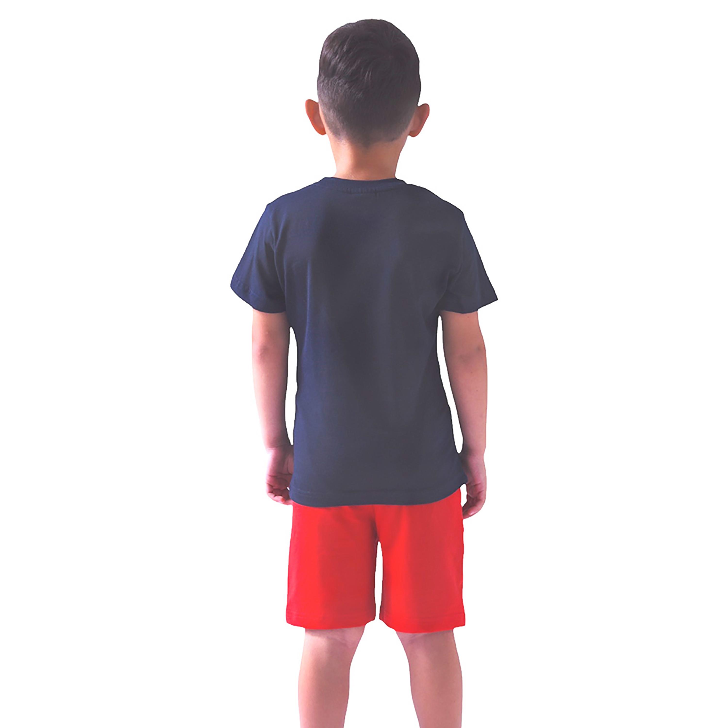 Victor and Jane Printed Short Sleeves T-Shirt & Shorts Set-baby-boys-clothing-setsandcoords-image-2