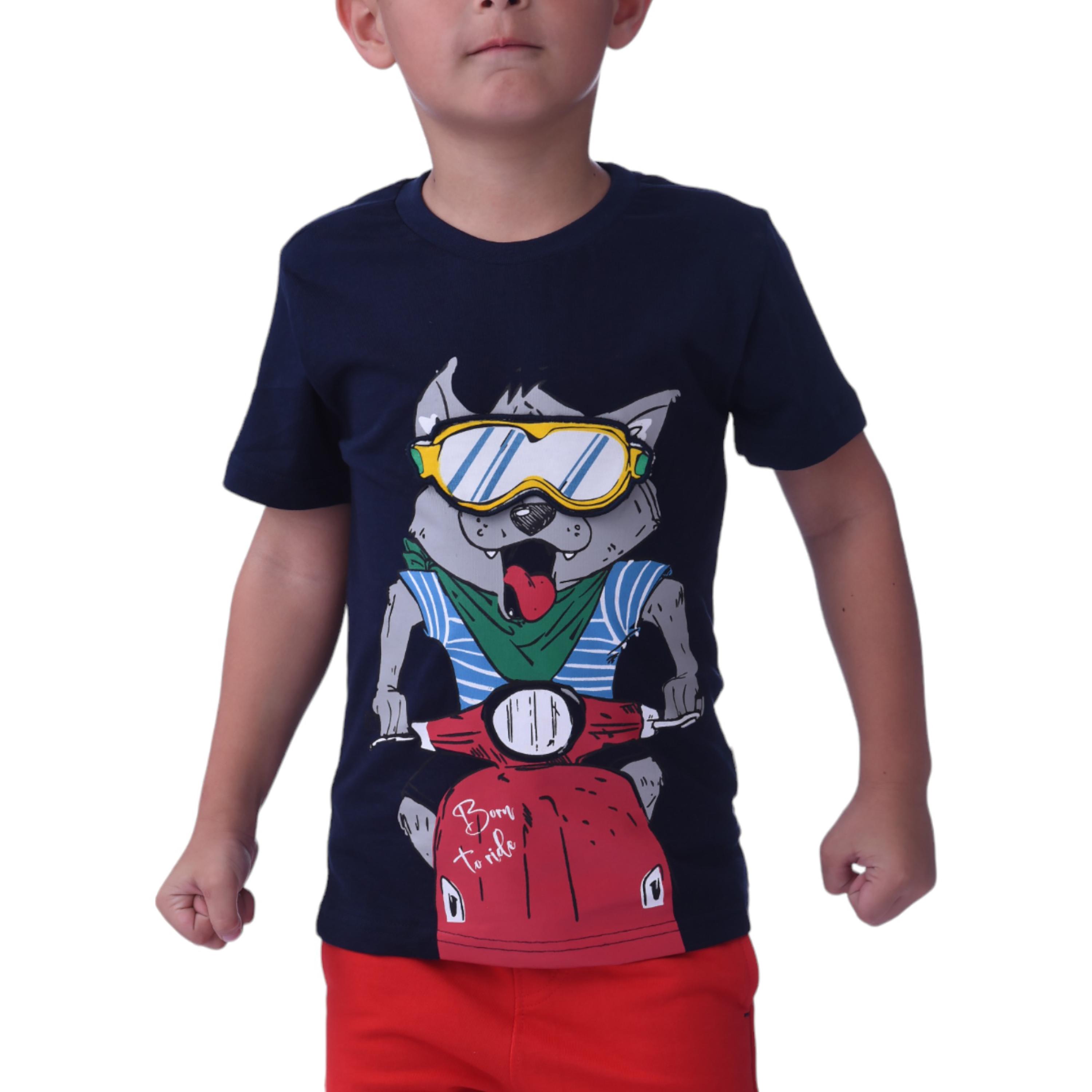 Victor and Jane Printed Short Sleeves T-Shirt & Shorts Set-baby-boys-clothing-setsandcoords-image-3