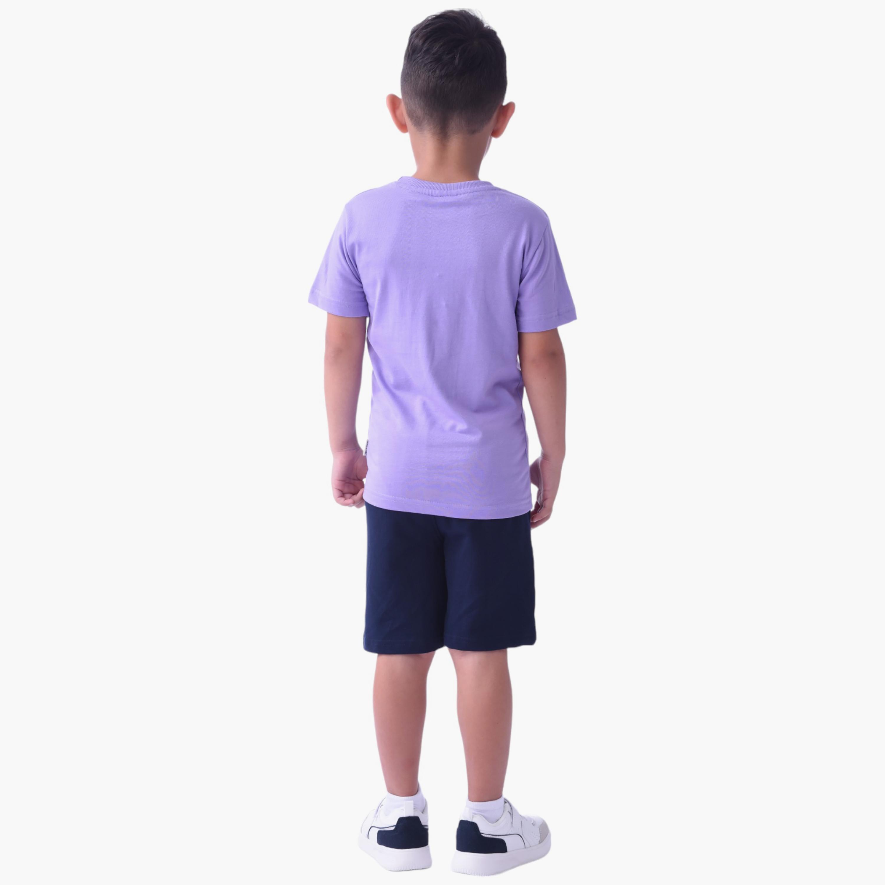 Victor and Jane Kyot Nagoya Printed Short Sleeves T-Shirt & Shorts Set-baby-boys-clothing-setsandcoords-image-3