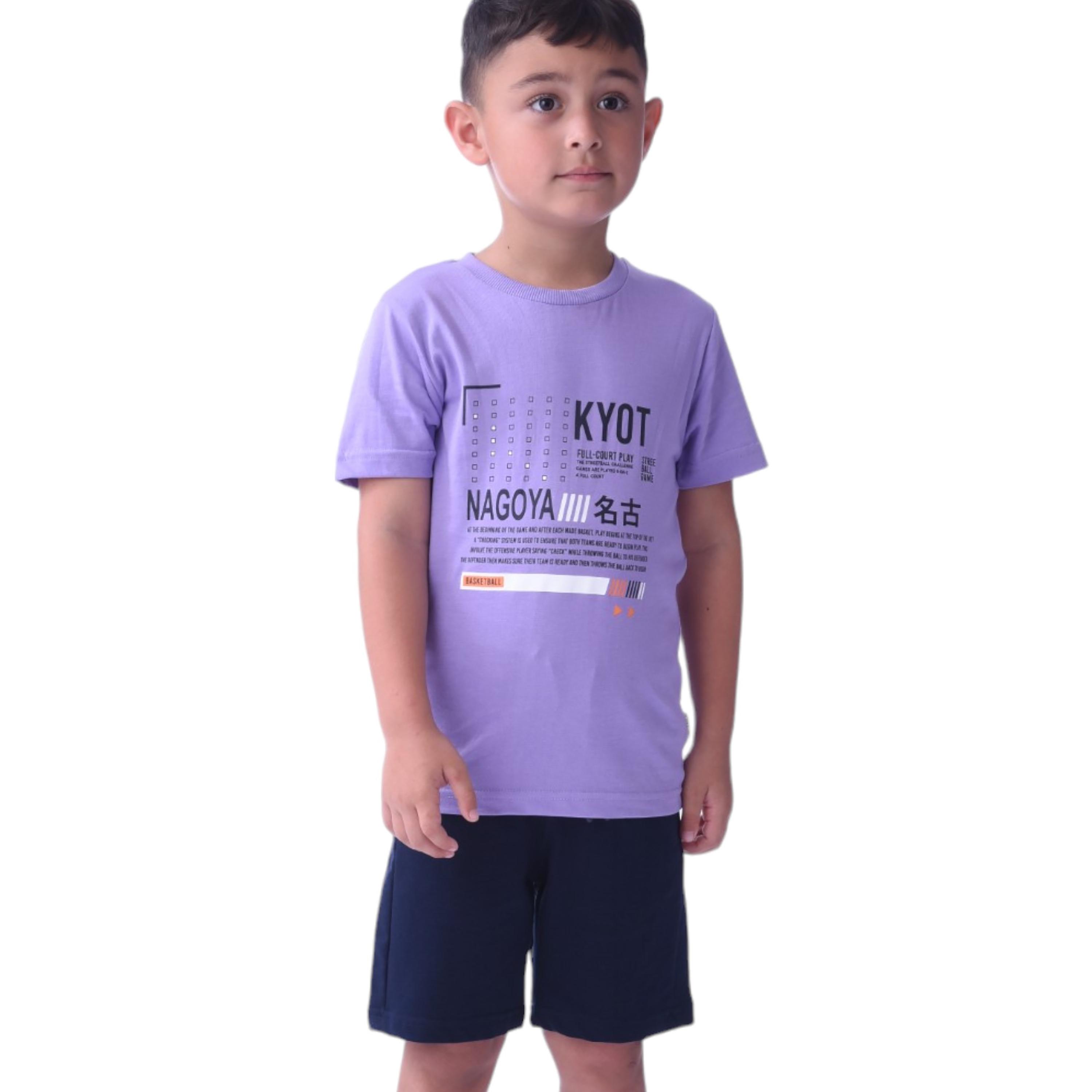 Victor and Jane Kyot Nagoya Printed Short Sleeves T-Shirt & Shorts Set-baby-boys-clothing-setsandcoords-image-4