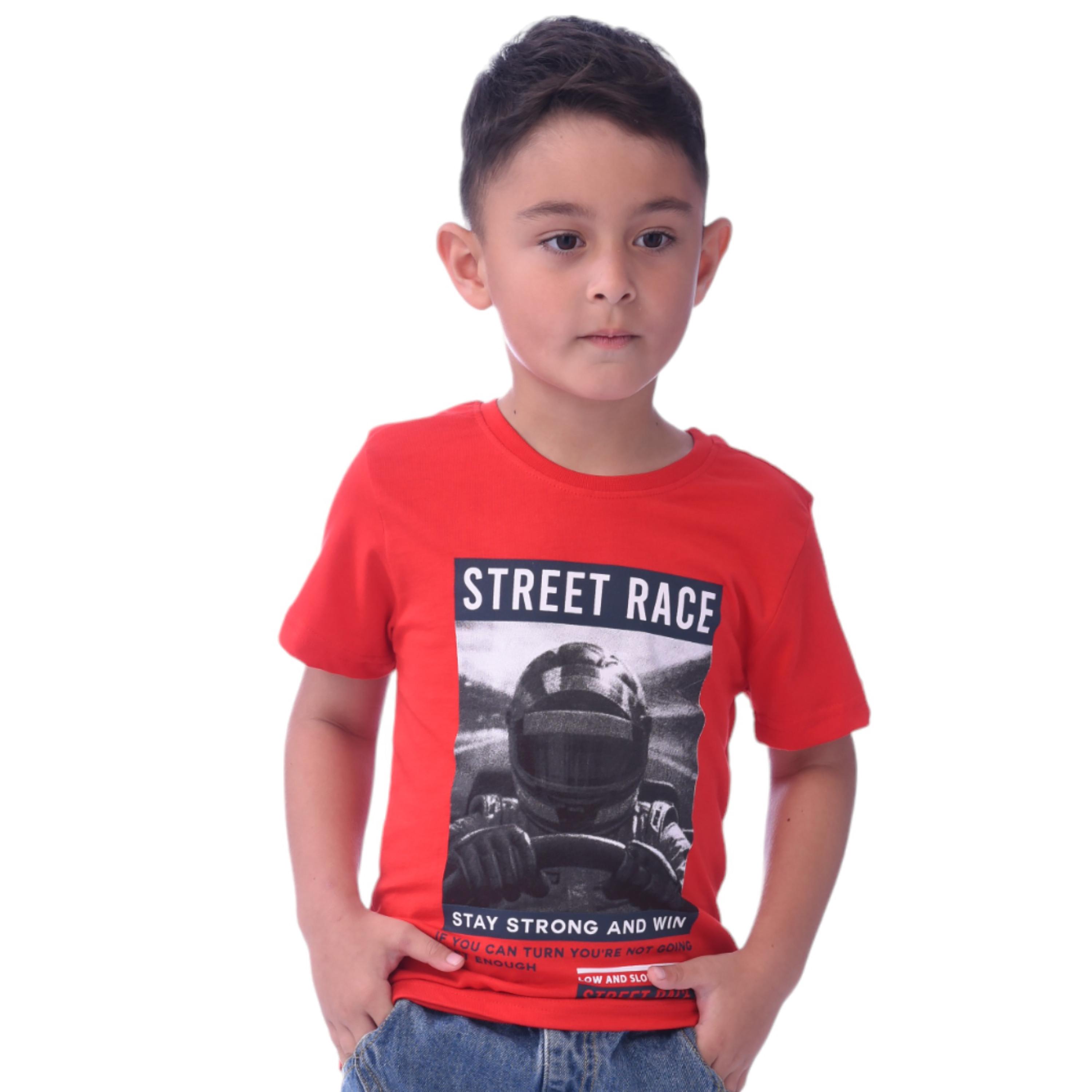 تي شيرت بأكمام قصيرة 3 قطع مطبوعة من فيكتور اند جين -boys-clothing-tshirtsandpolos-image-2