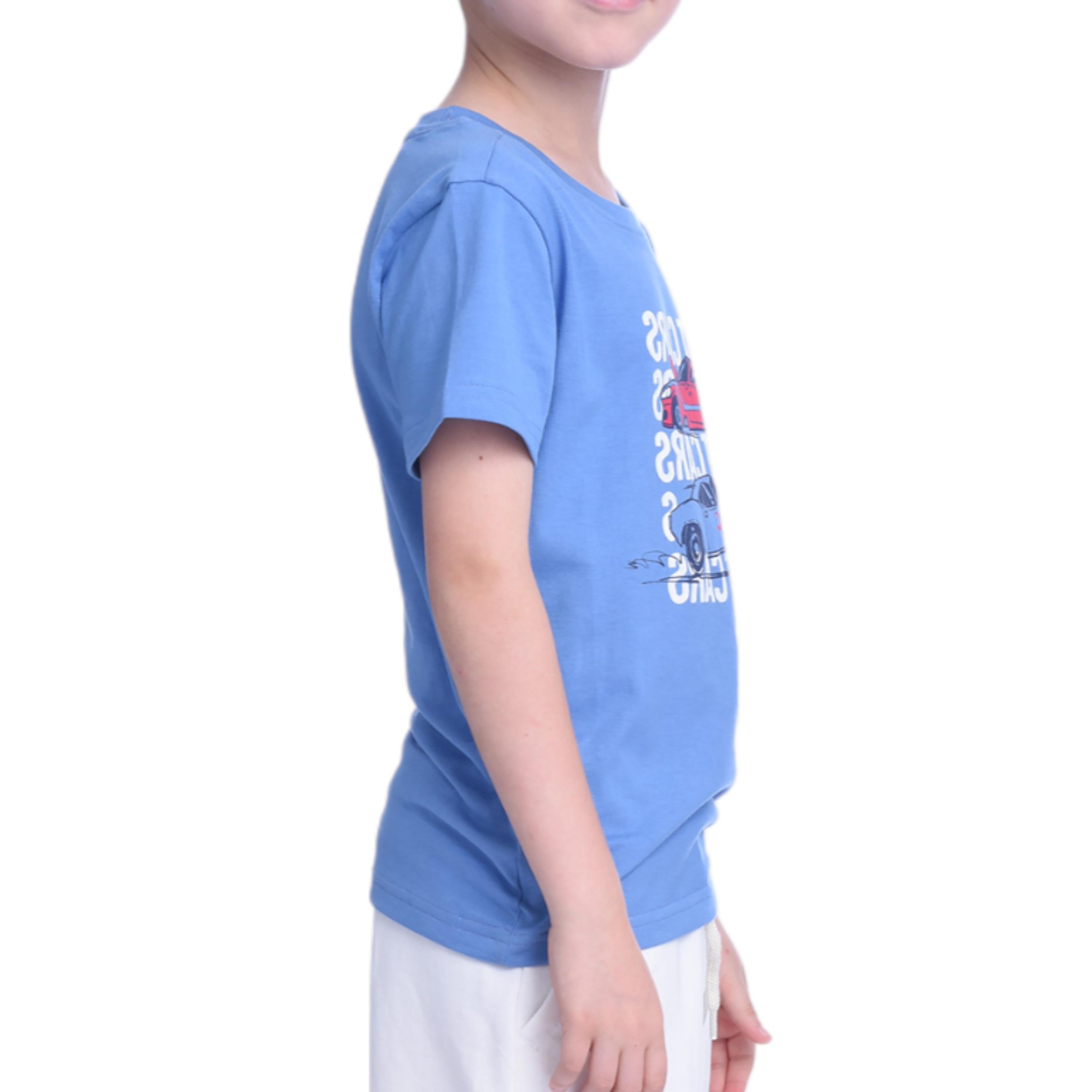 Victor and Jane Fast Cars Printed Short Sleeves T-Shirt -boys-clothing-tshirtsandpolos-image-4