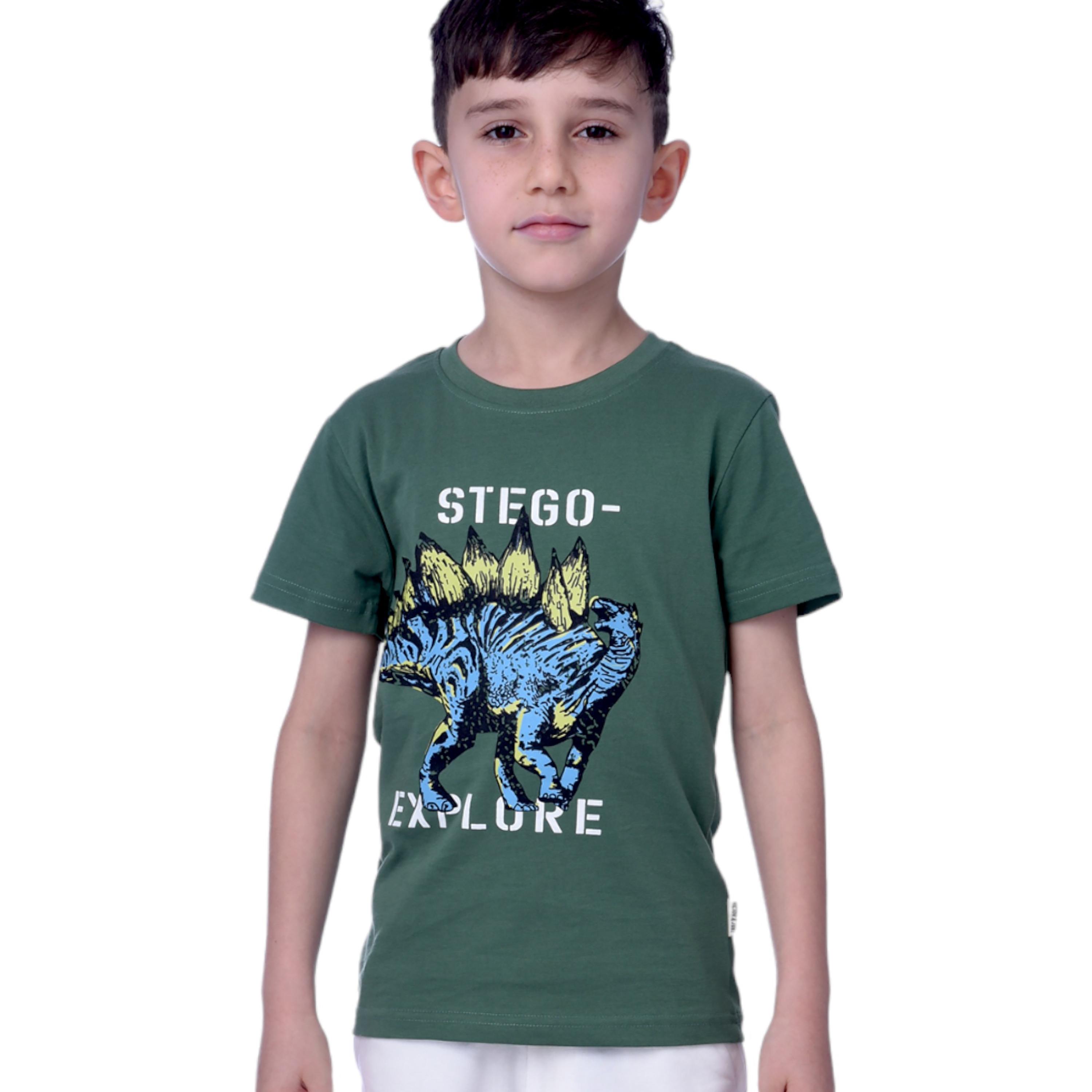 Victor and Jane Saurus Super Printed Short Sleeves T-Shirt-boys-clothing-tshirtsandpolos-image-1