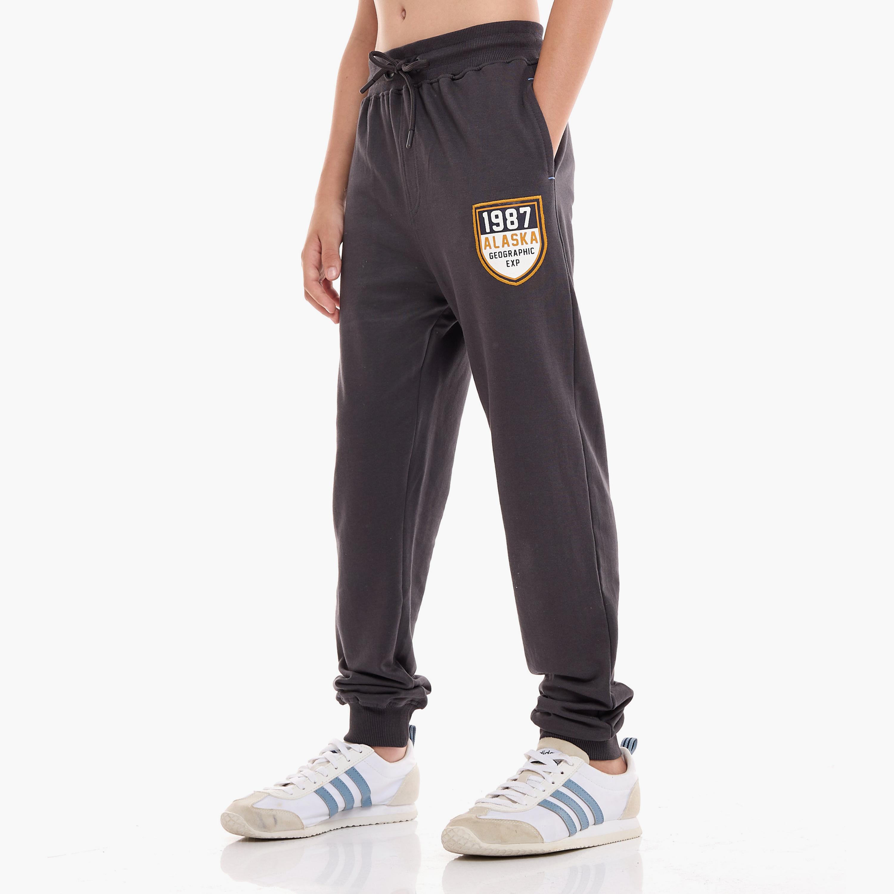 Victor and Jane Printed Short Sleeves T-Shirt with Joggers-boys-clothing-setsandcoords-image-4