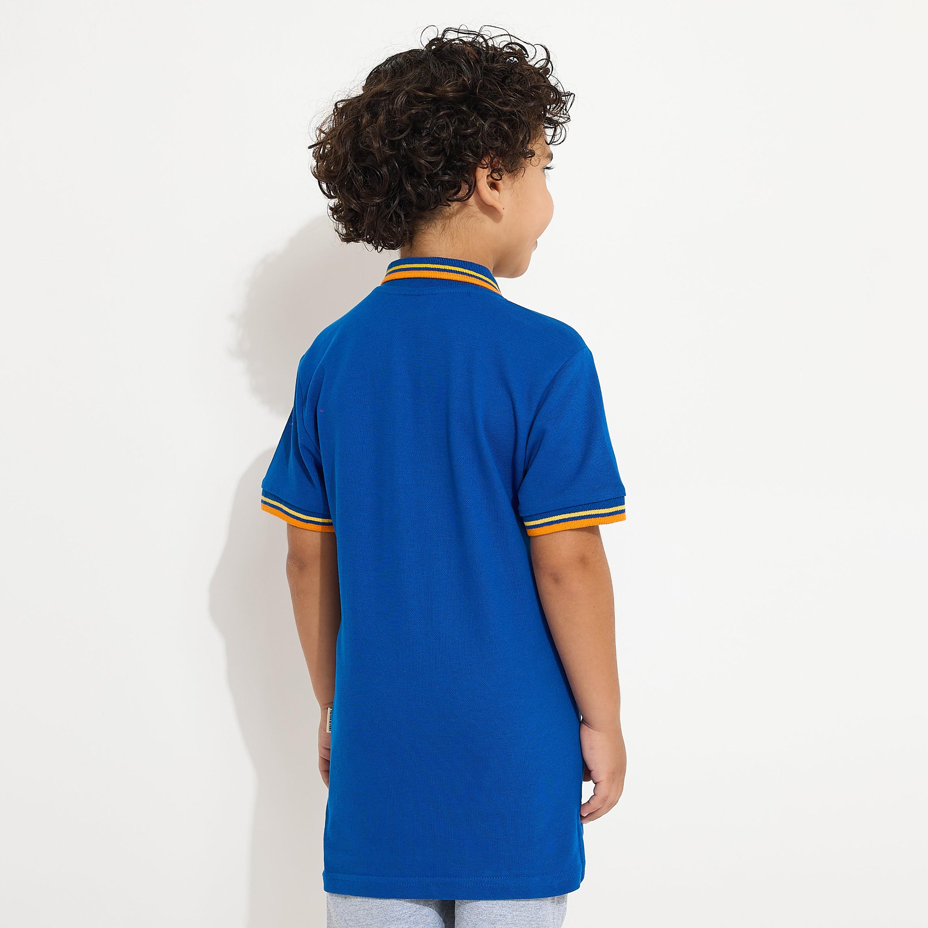 Victor and Jane Solid Short Sleeves T-Shirt-boys-clothing-tshirtsandpolos-image-2