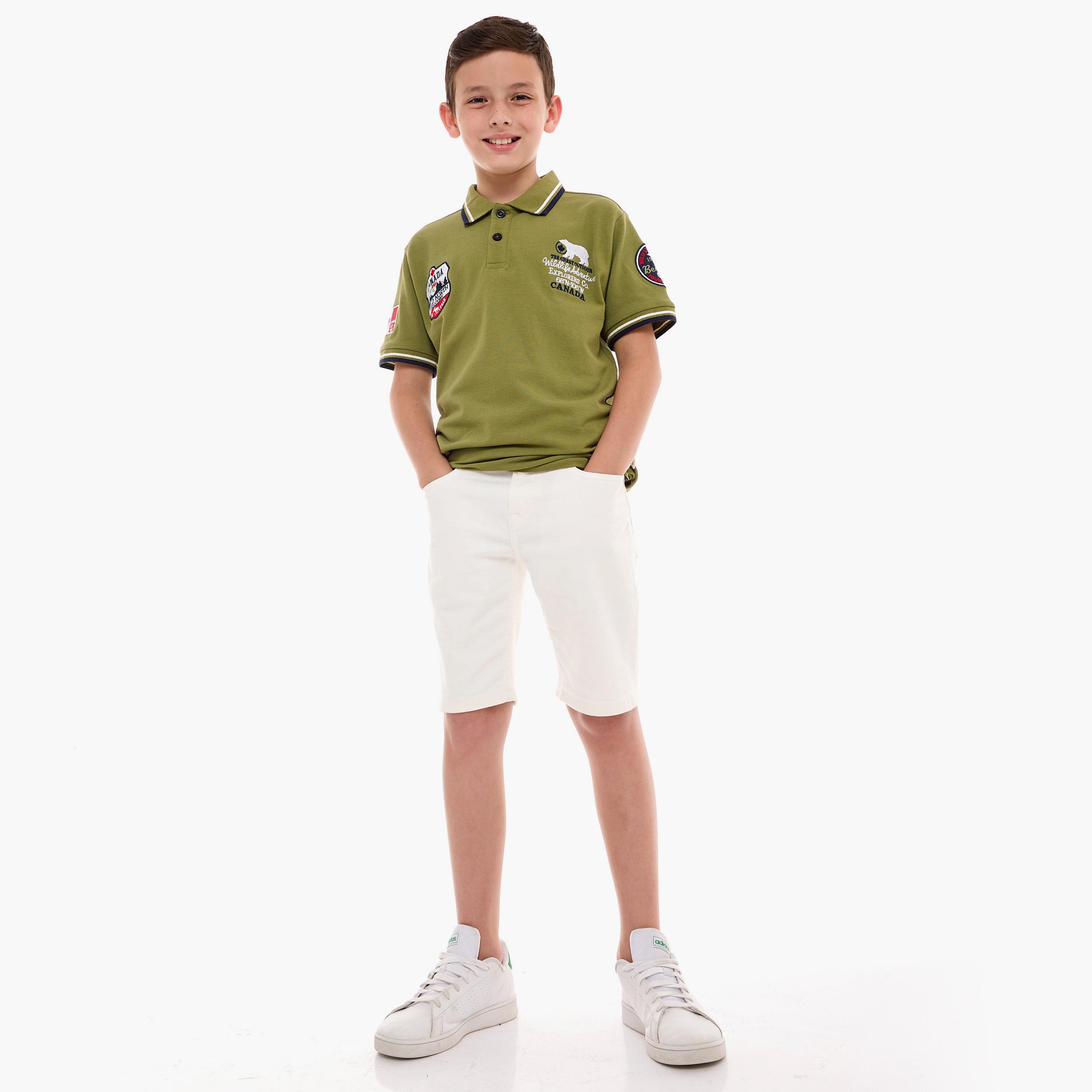 تيشيرت بأكمام قصيرة مطرز من فيكتور اند جين-boys-clothing-tshirtsandpolos-image-4