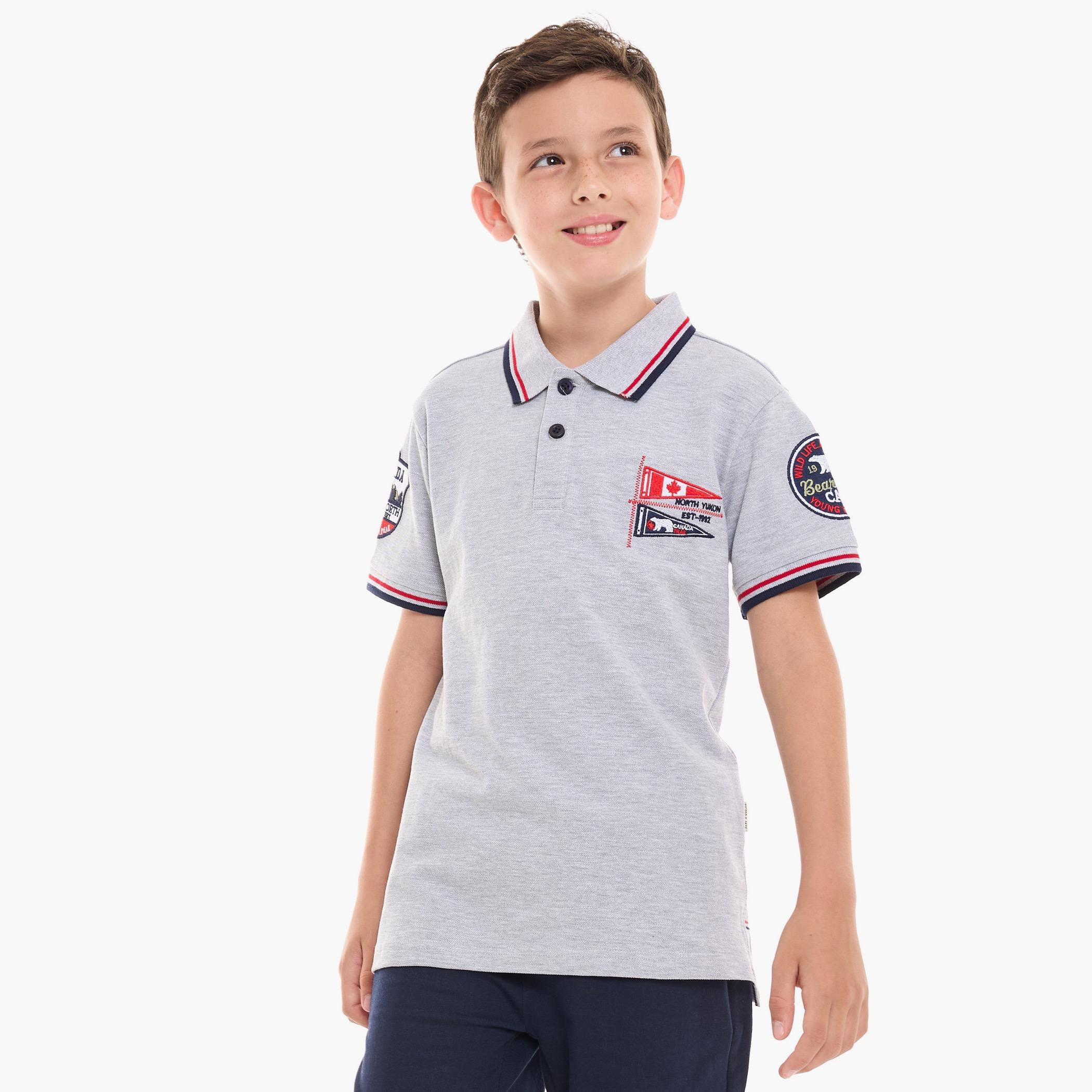 Victor and Jane Printed Short Sleeves T-Shirt with Shorts-boys-clothing-setsandcoords-image-4
