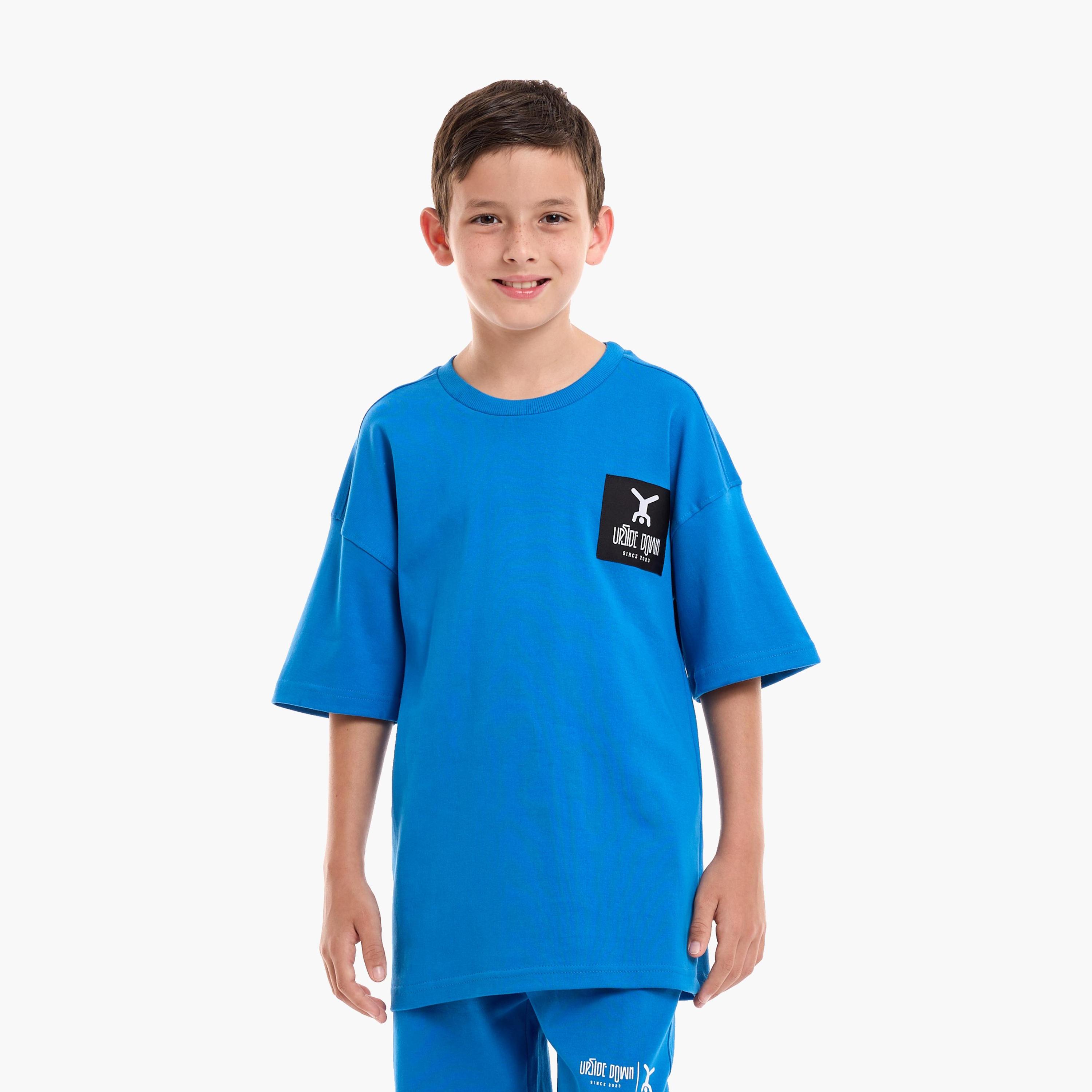 Victor and Jane 2-Piece Comfy T-Shirt & Shorts-boys-clothing-setsandcoords-image-1