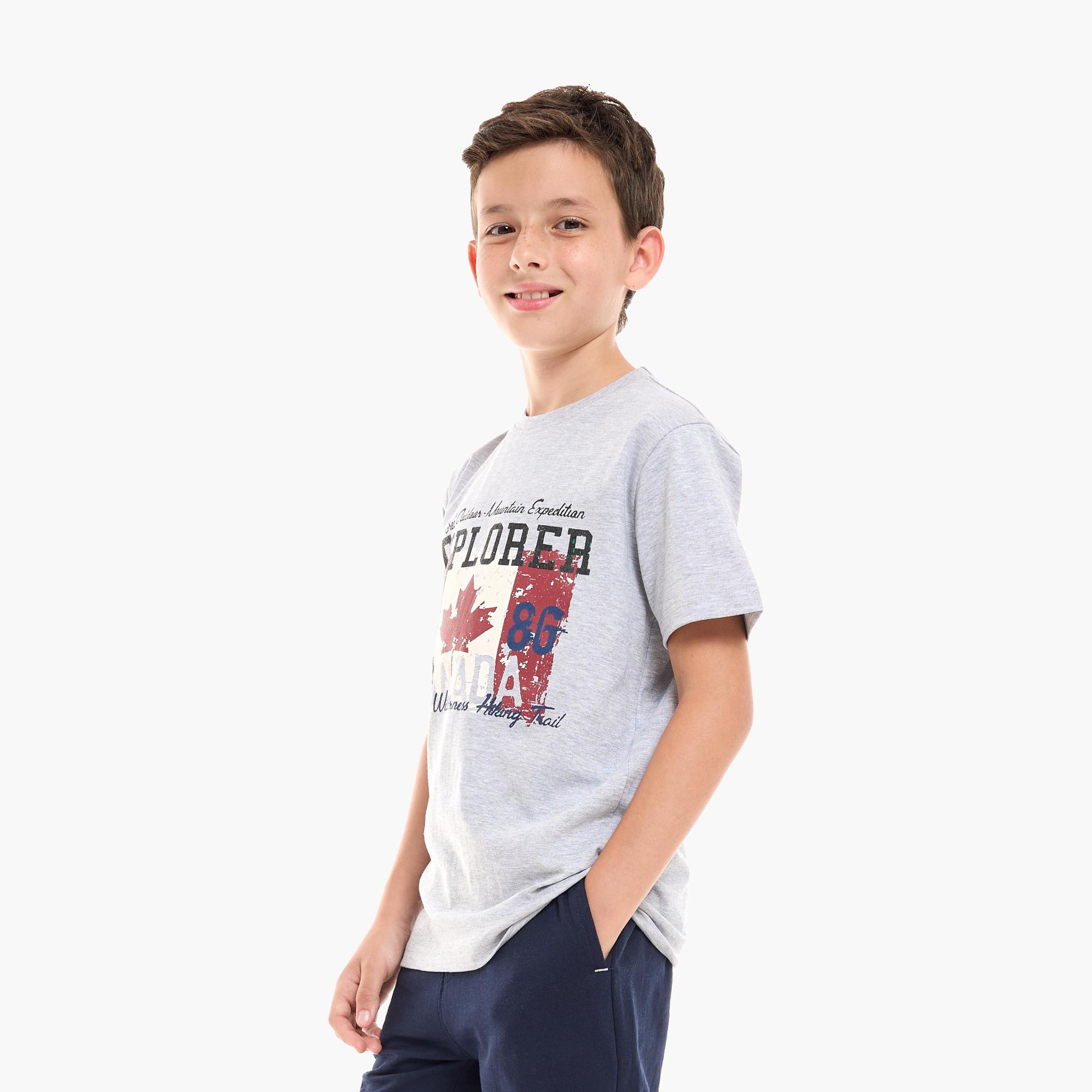 تيشيرت مطبوع بأكمام قصيرة من فيكتور آند جين-boys-clothing-tshirtsandpolos-image-3