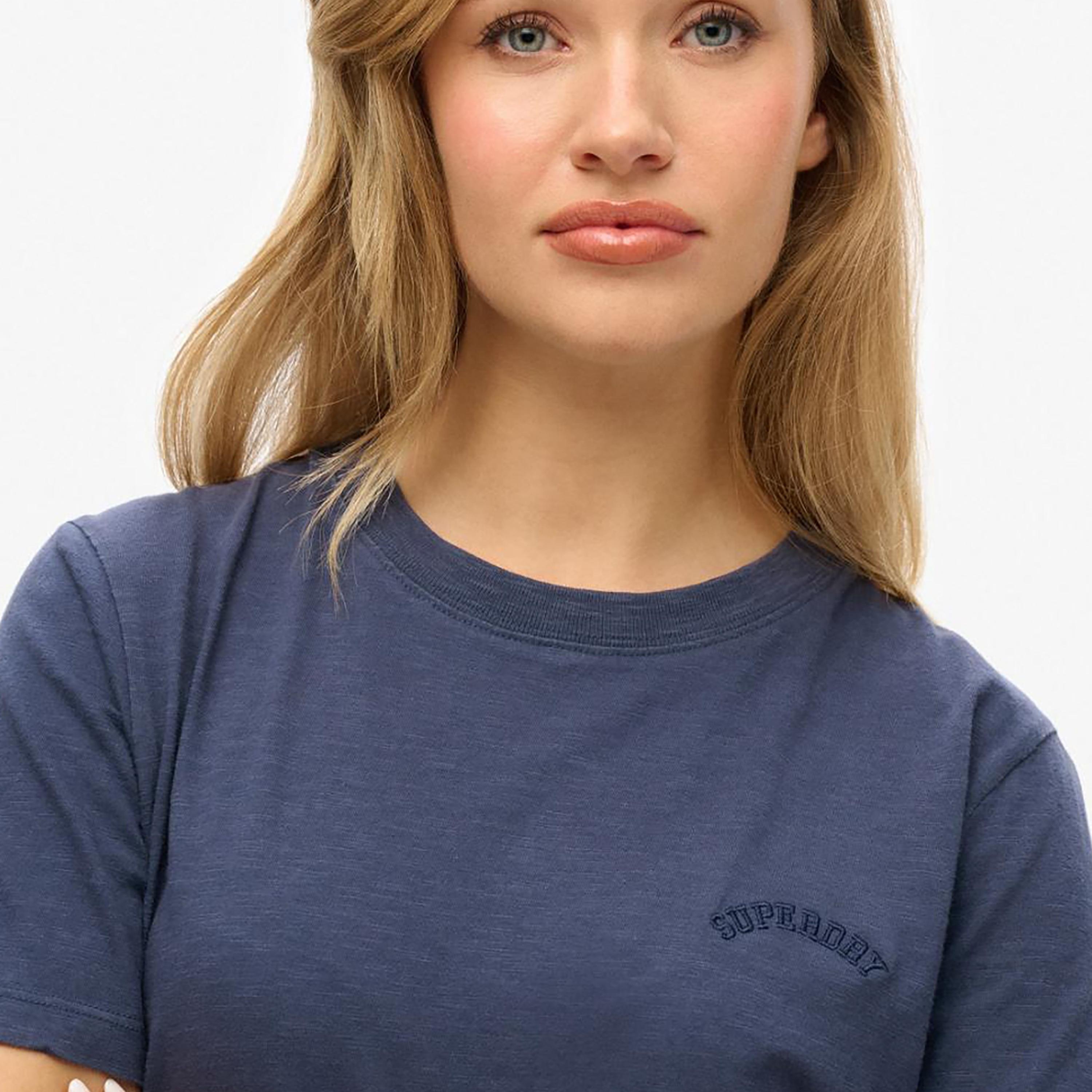 Superdry Plain Crew Neck Short Sleeves Women's T-Shirt-women-clothing-tshirts-image-3