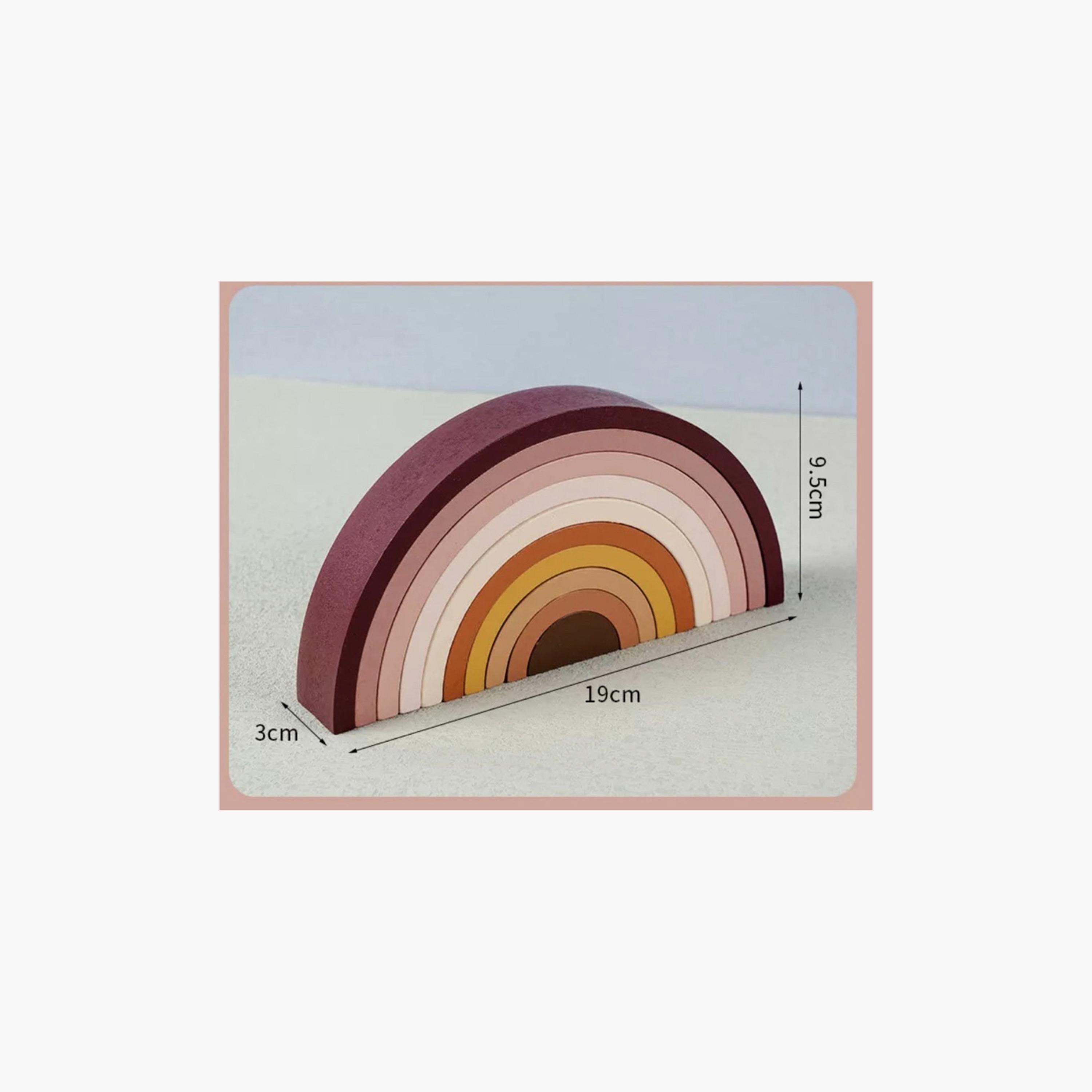 لعبة تكديس قوس قزح كبيرة من وودي بادي-toys-babyandtoddlertoys-stackingandnestingtoys-image-3