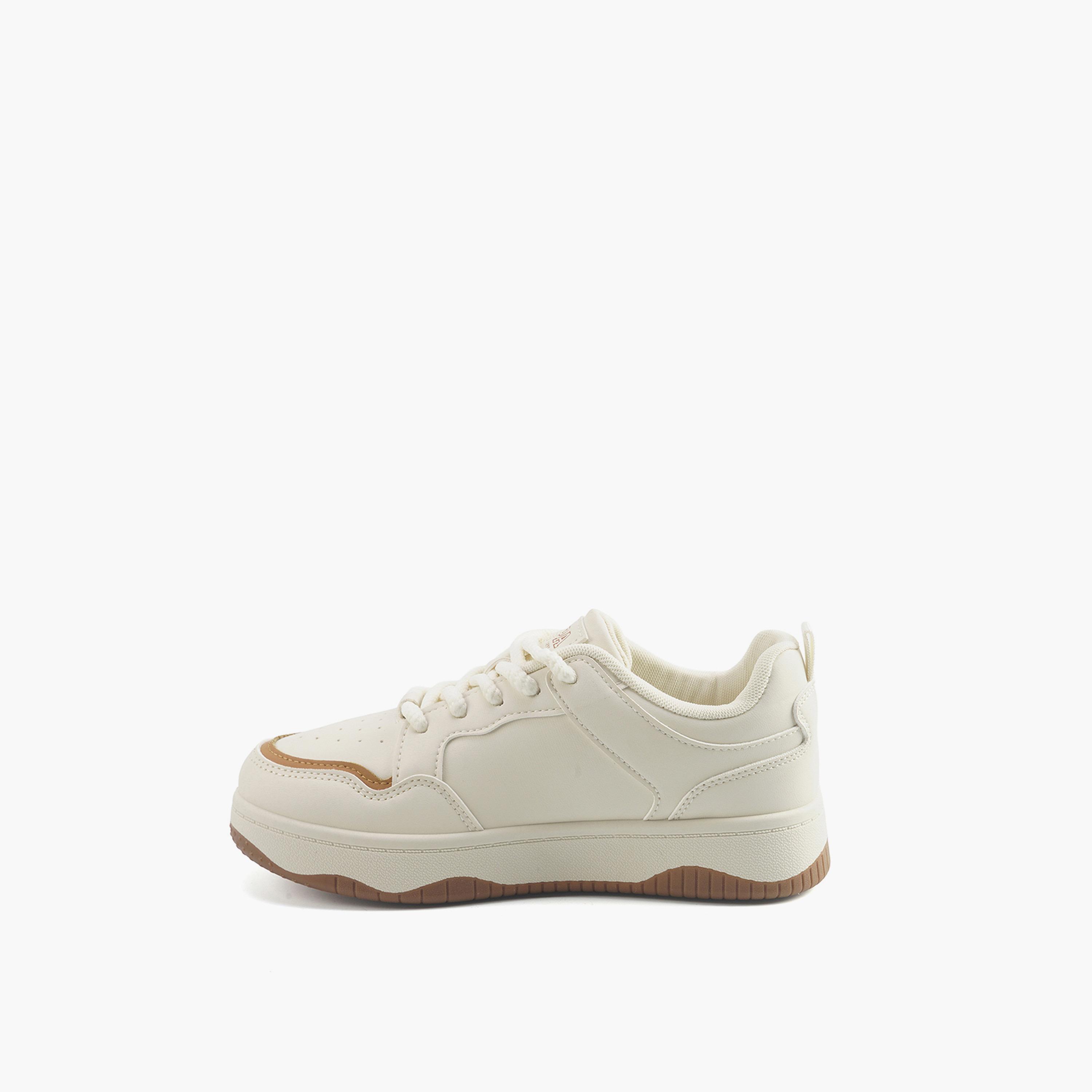 U.S. Polo Assn Women's Lace-Up Low Ankle Sneakers | WECTOR-GLB-5PR-WOMEN-OD-women-shoes-sneakers-image-3