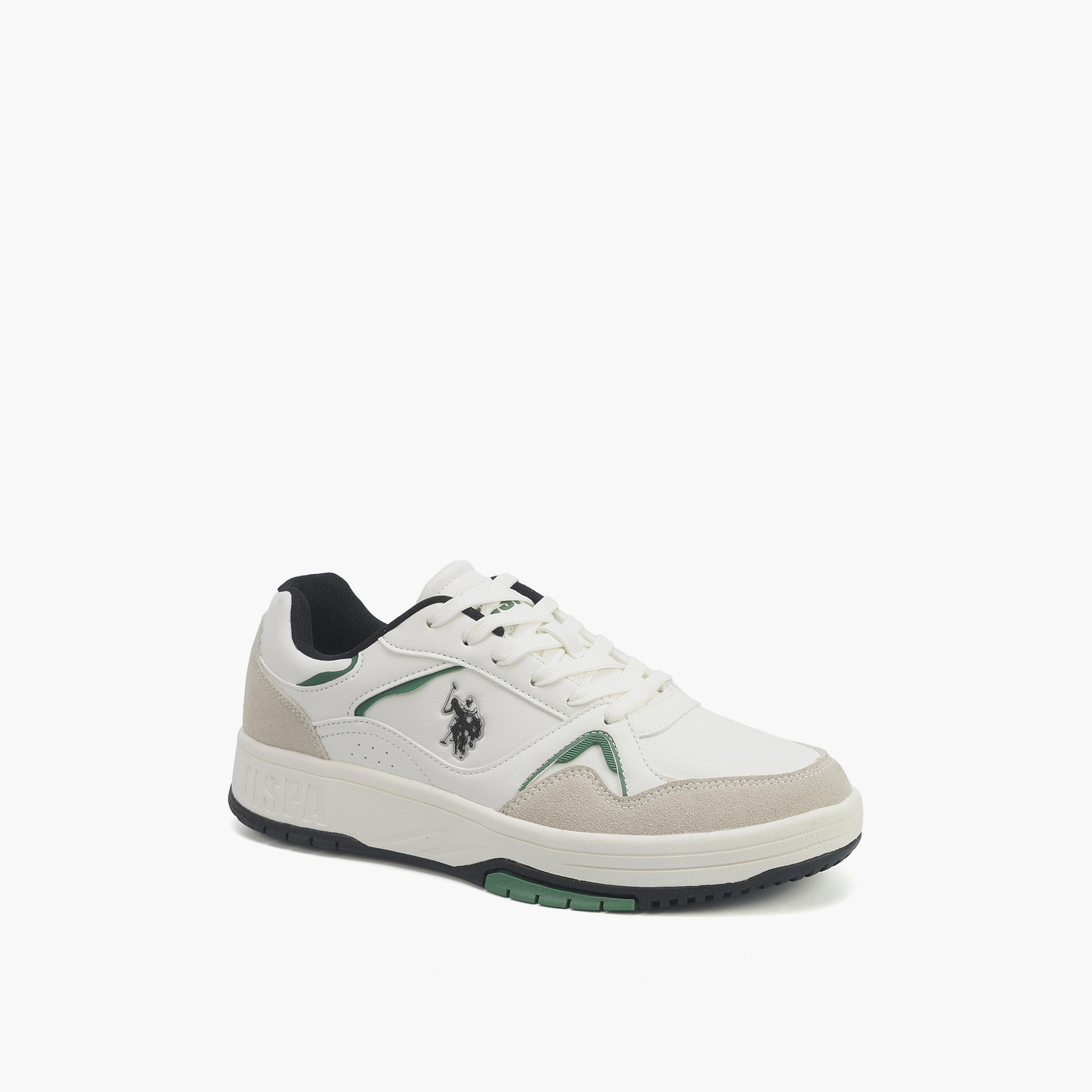 U.S. Polo Assn Men's Lace-Up Low Ankle Sneakers | WIZARD_GLB_5PR_MEN_OD-men-shoes-sneakers-image-1