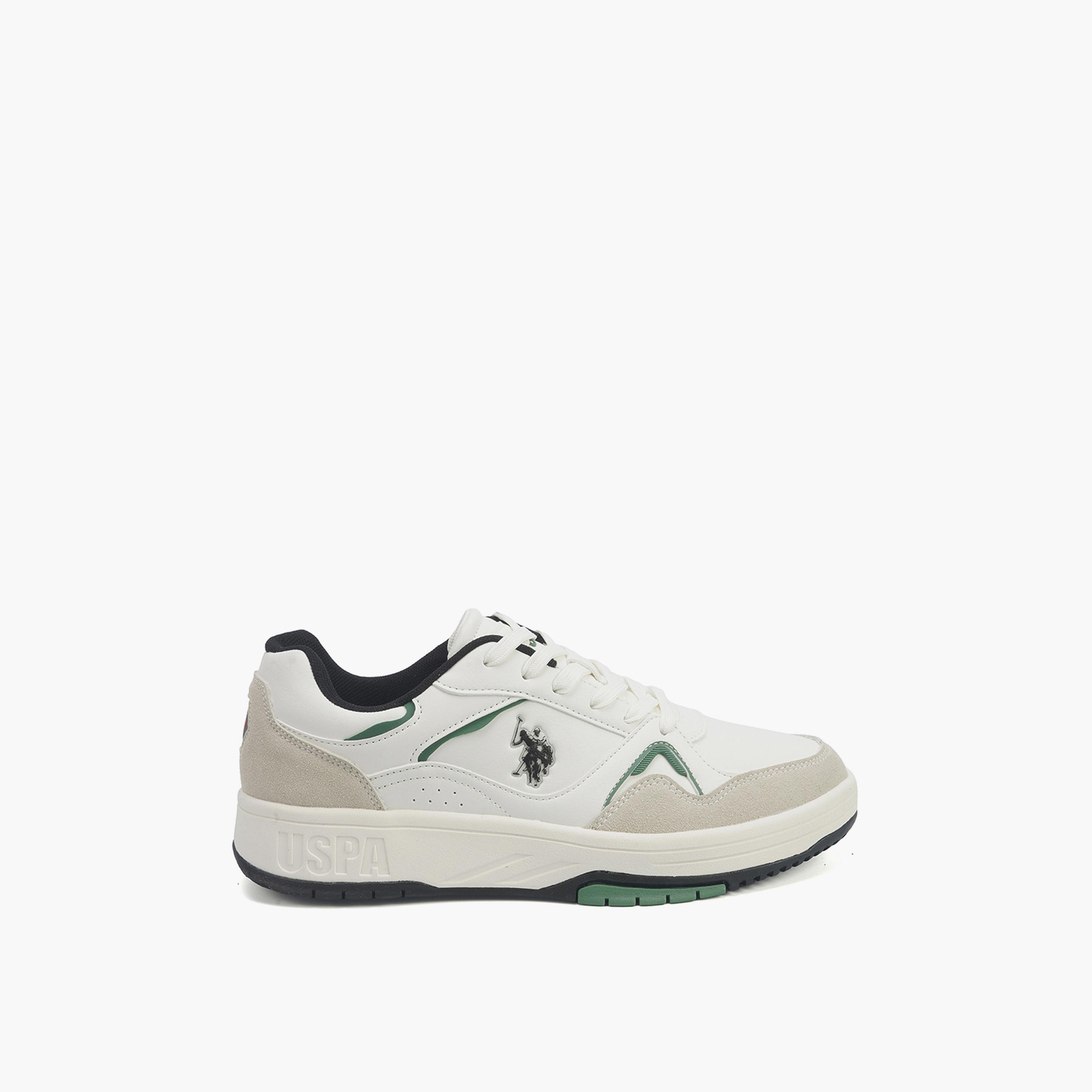 U.S. Polo Assn Men's Lace-Up Low Ankle Sneakers | WIZARD_GLB_5PR_MEN_OD-men-shoes-sneakers-image-3