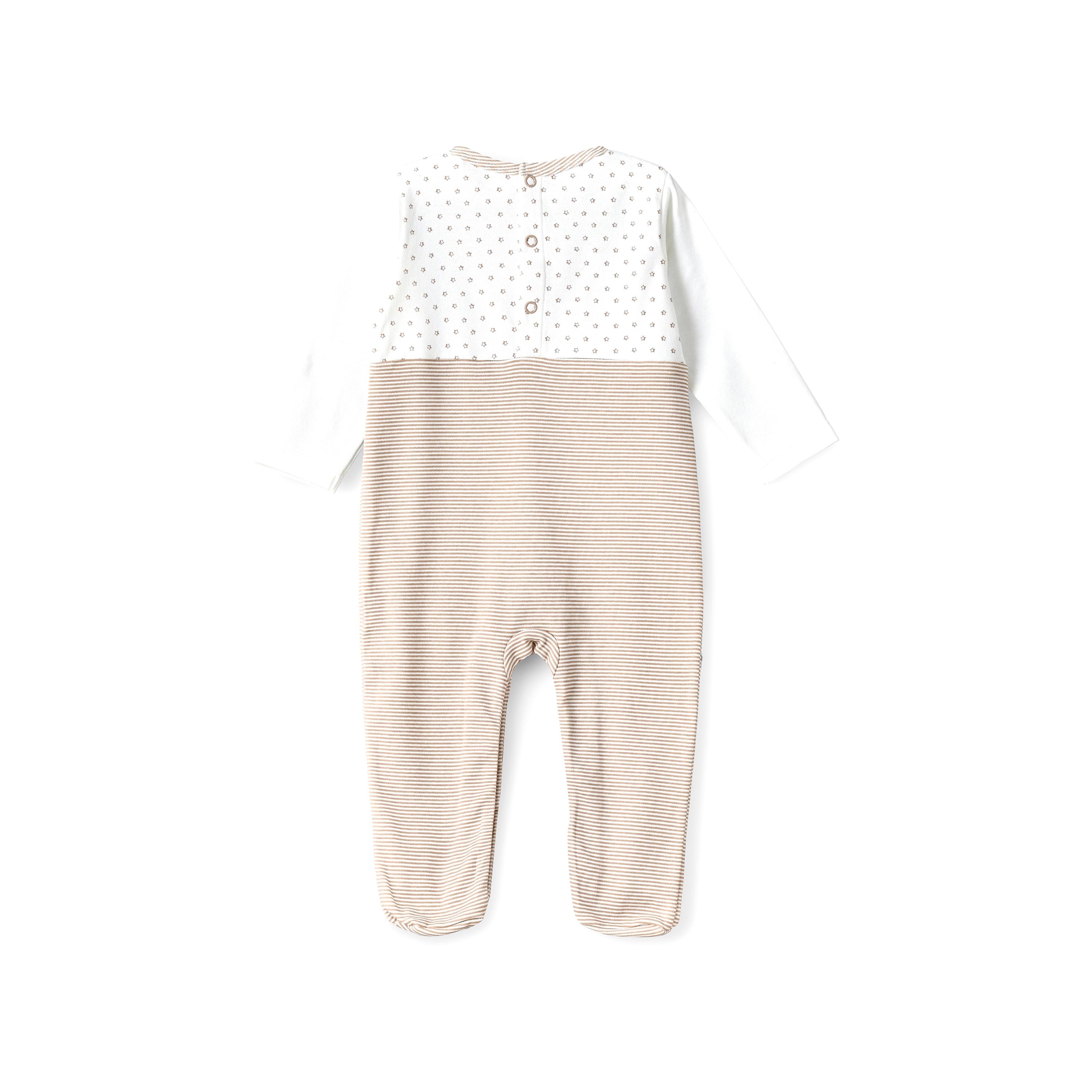 UniqKidz Striped Long Sleeves Sleepsuit-baby-boys-clothing-nightwear-sleepsuits-image-2