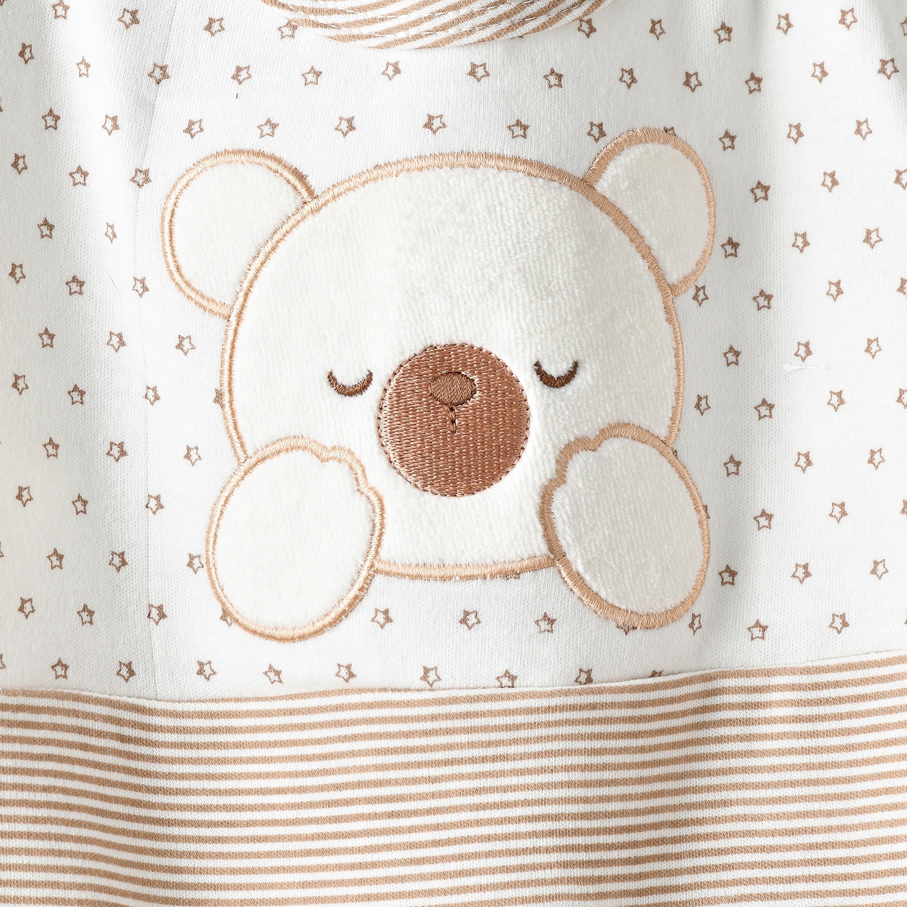UniqKidz Striped Long Sleeves Sleepsuit-baby-boys-clothing-nightwear-sleepsuits-image-3