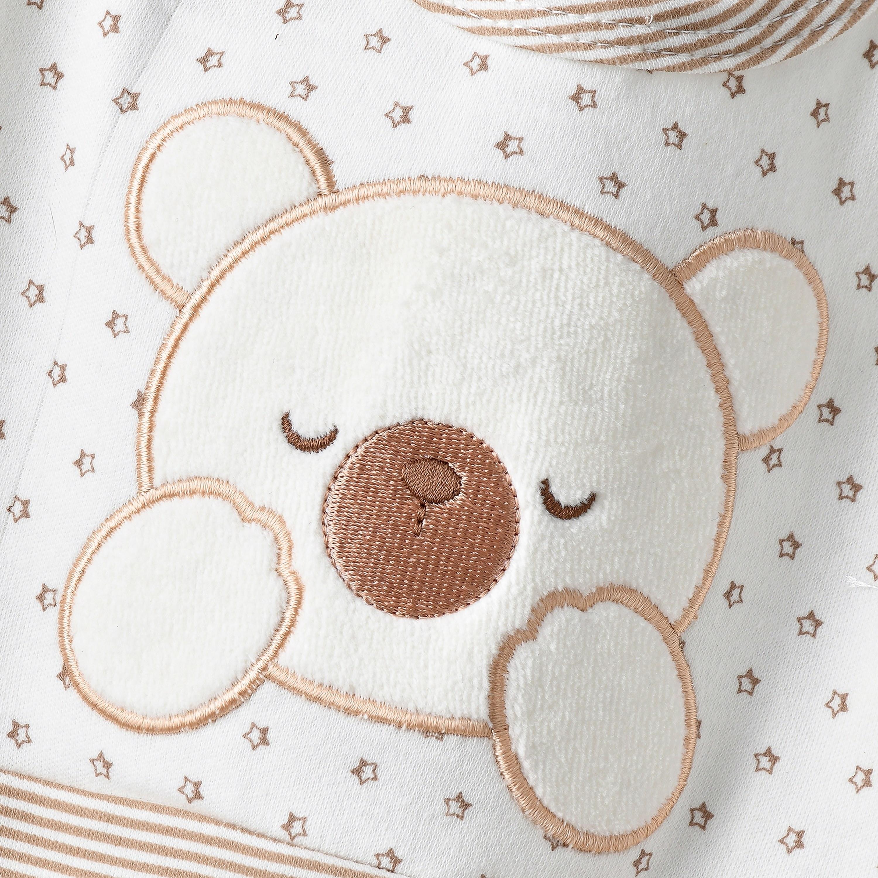 UniqKidz Striped Long Sleeves Sleepsuit-baby-boys-clothing-nightwear-sleepsuits-image-4