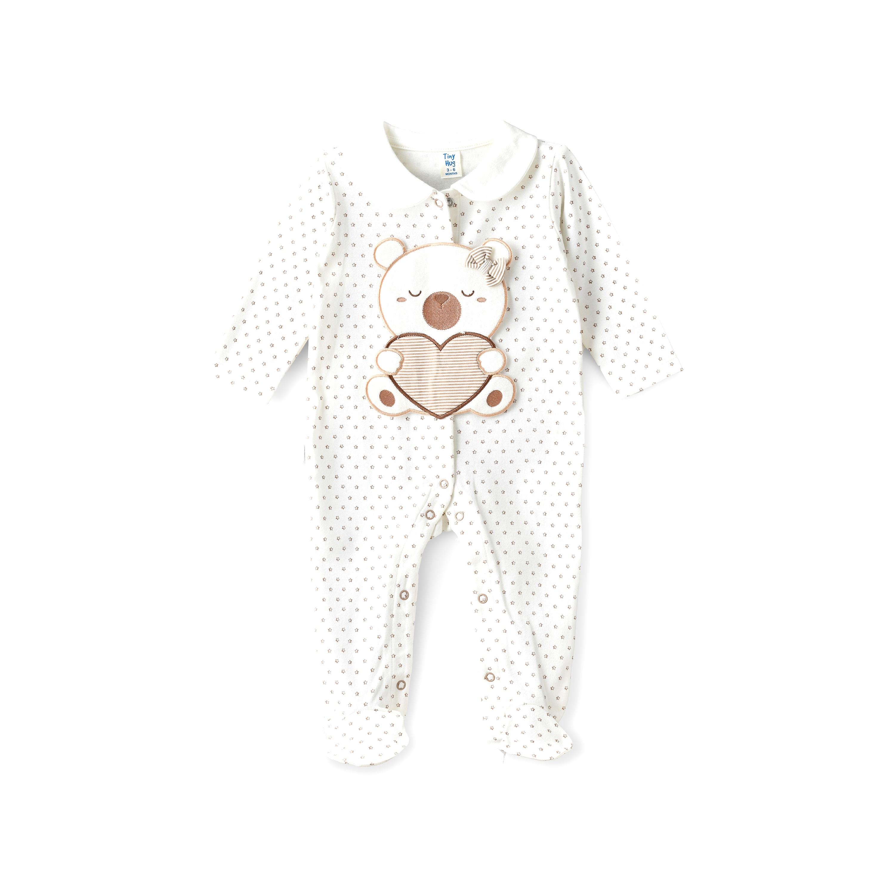 UniqKidz Printed Long Sleeves Sleepsuit-baby-boys-clothing-nightwear-sleepsuits-image-1