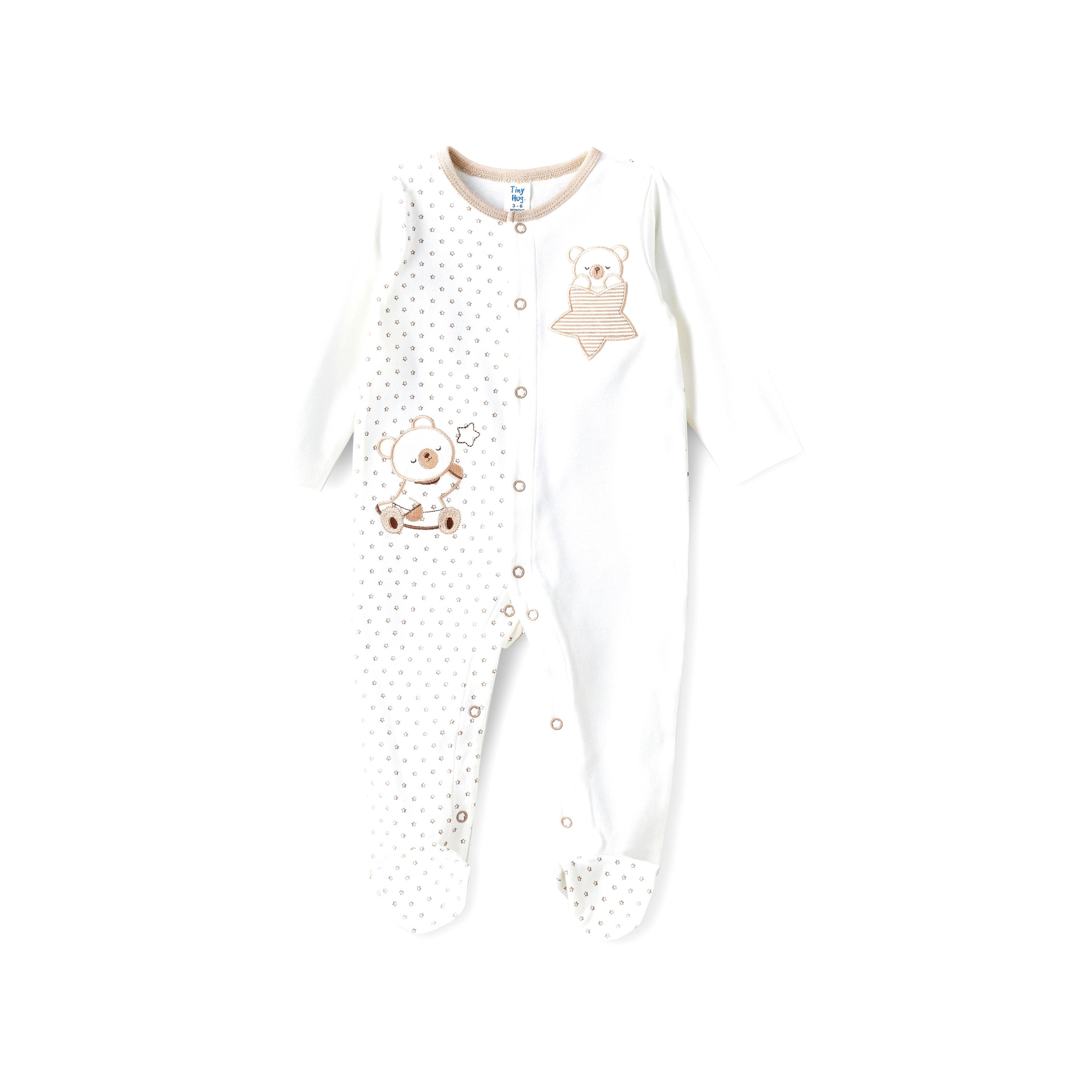 UniqKidz Printed Long Sleeves Sleepsuit-baby-boys-clothing-nightwear-sleepsuits-image-1