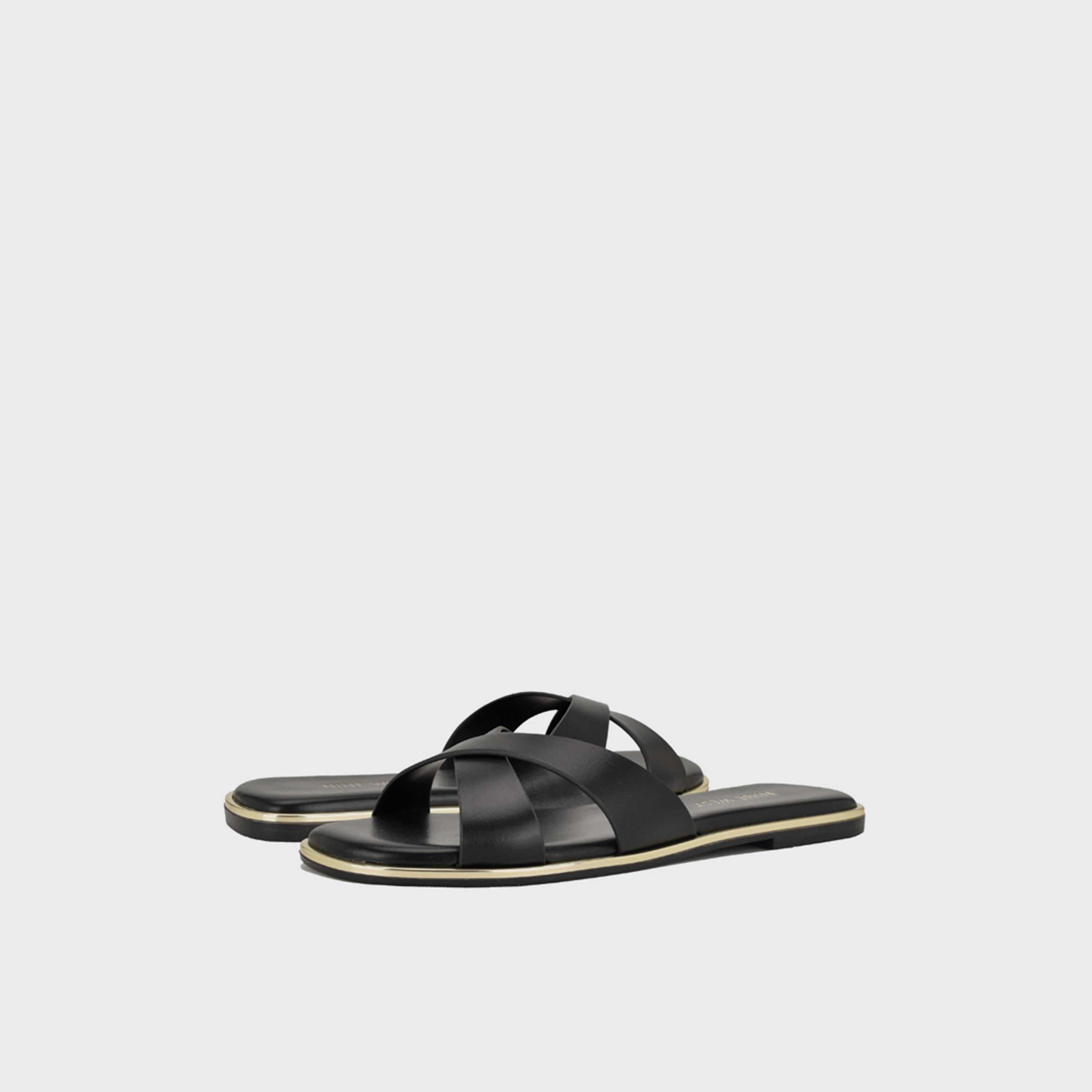 Nine West Women's Slip-On Slide Flat Sandals | WNEDENY3-women-shoes-sandals-flats-image-3