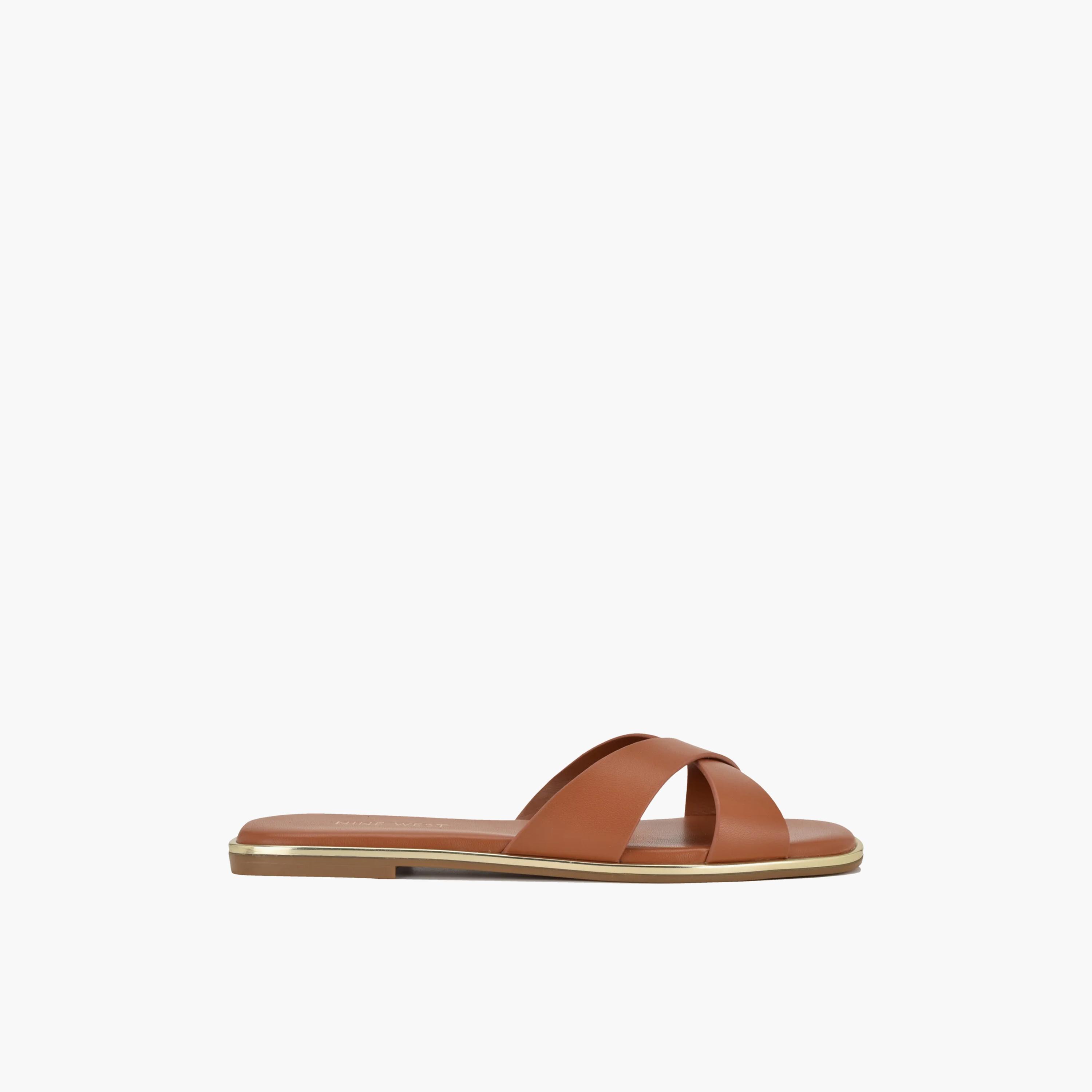 ناين ويست - صندل نسائي مسطح سهل الارتداء | WNEDENY3-women-shoes-sandals-flats-image-23