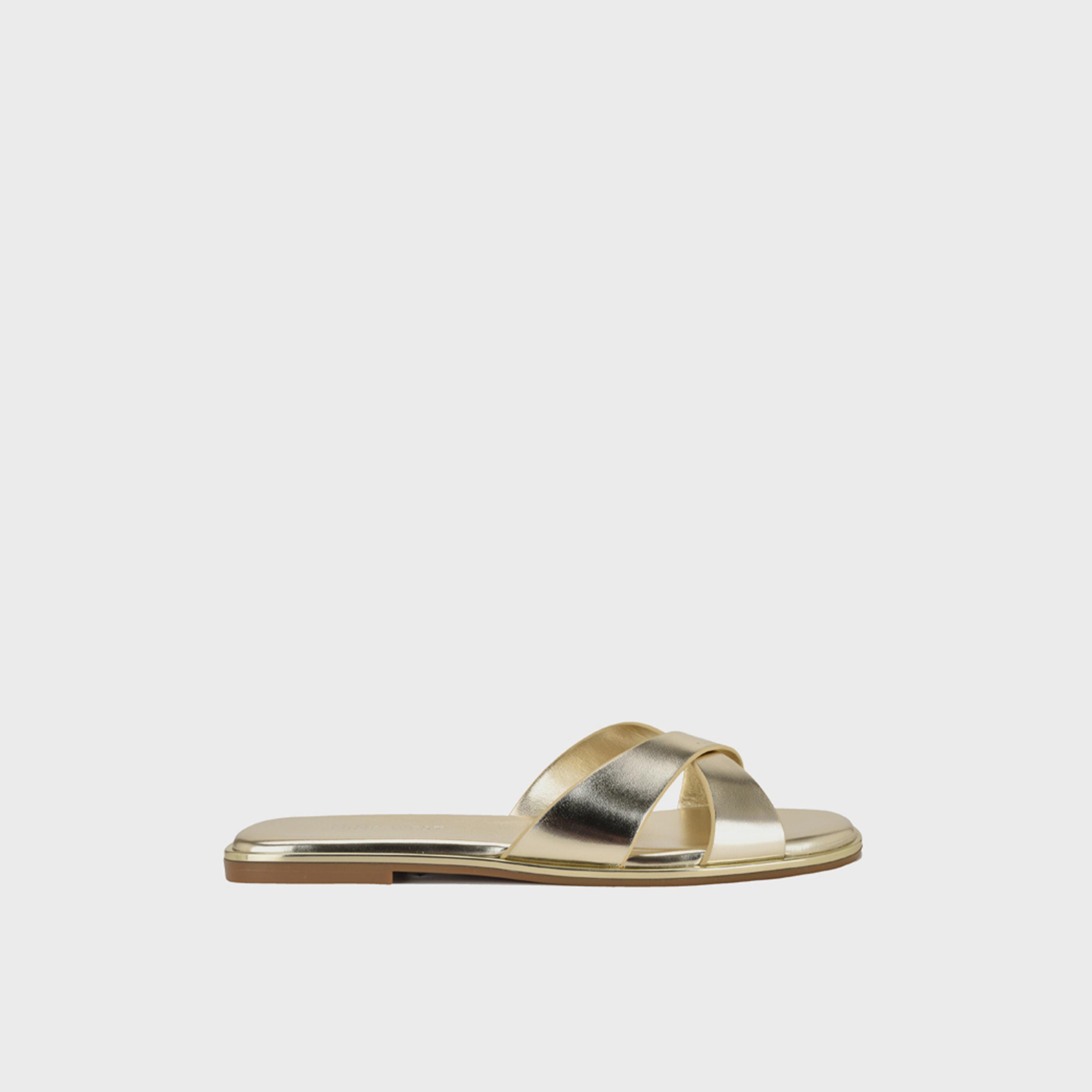 Nine West Women's Slip-On Slide Flat Sandals | WNEDENY3-women-shoes-sandals-flats-image-4
