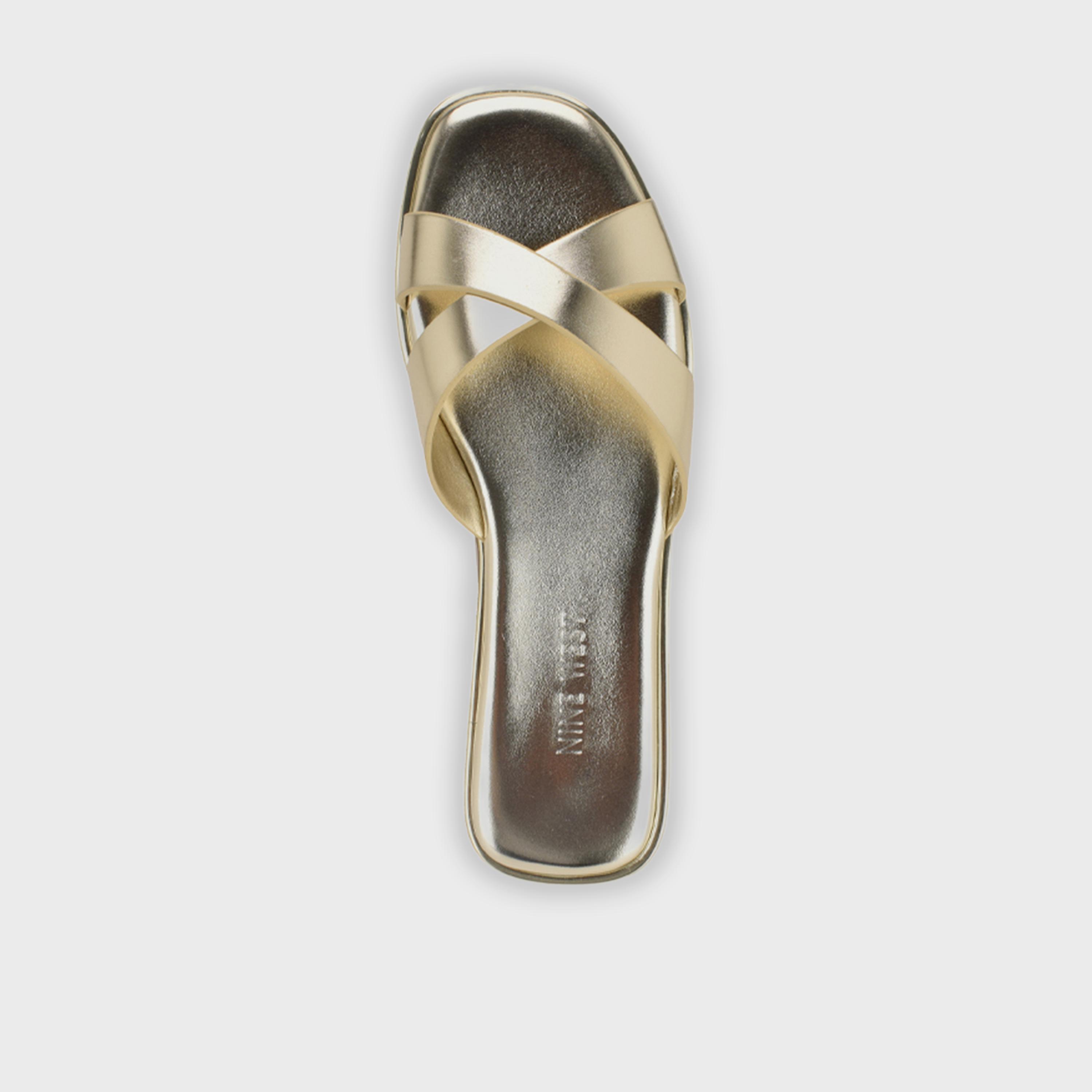 Nine West Women's Slip-On Slide Flat Sandals | WNEDENY3-women-shoes-sandals-flats-image-5