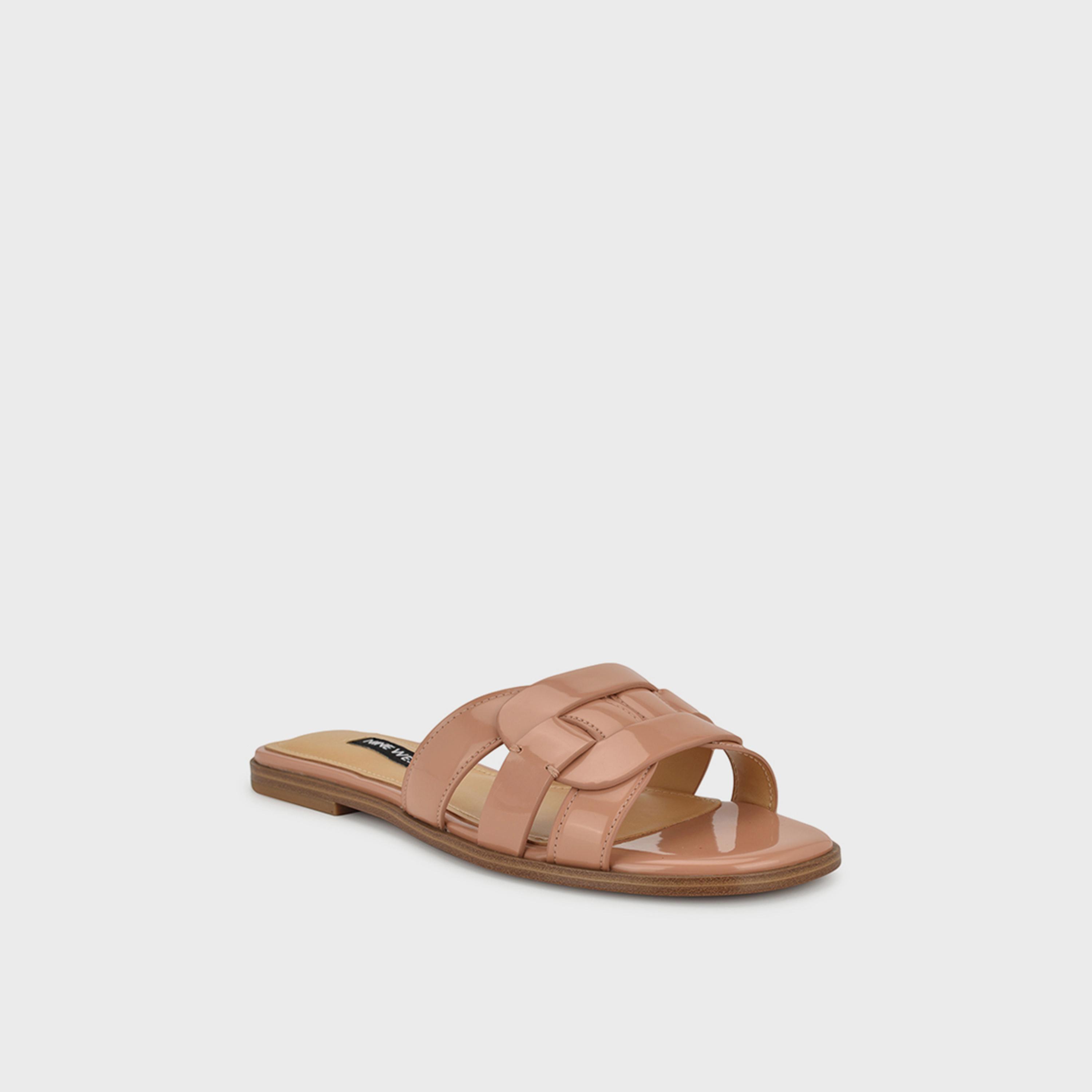 ناين ويست- صندل سهل الارتداء للنساء | WNGLORIE3-women-shoes-flats-slides-image-1