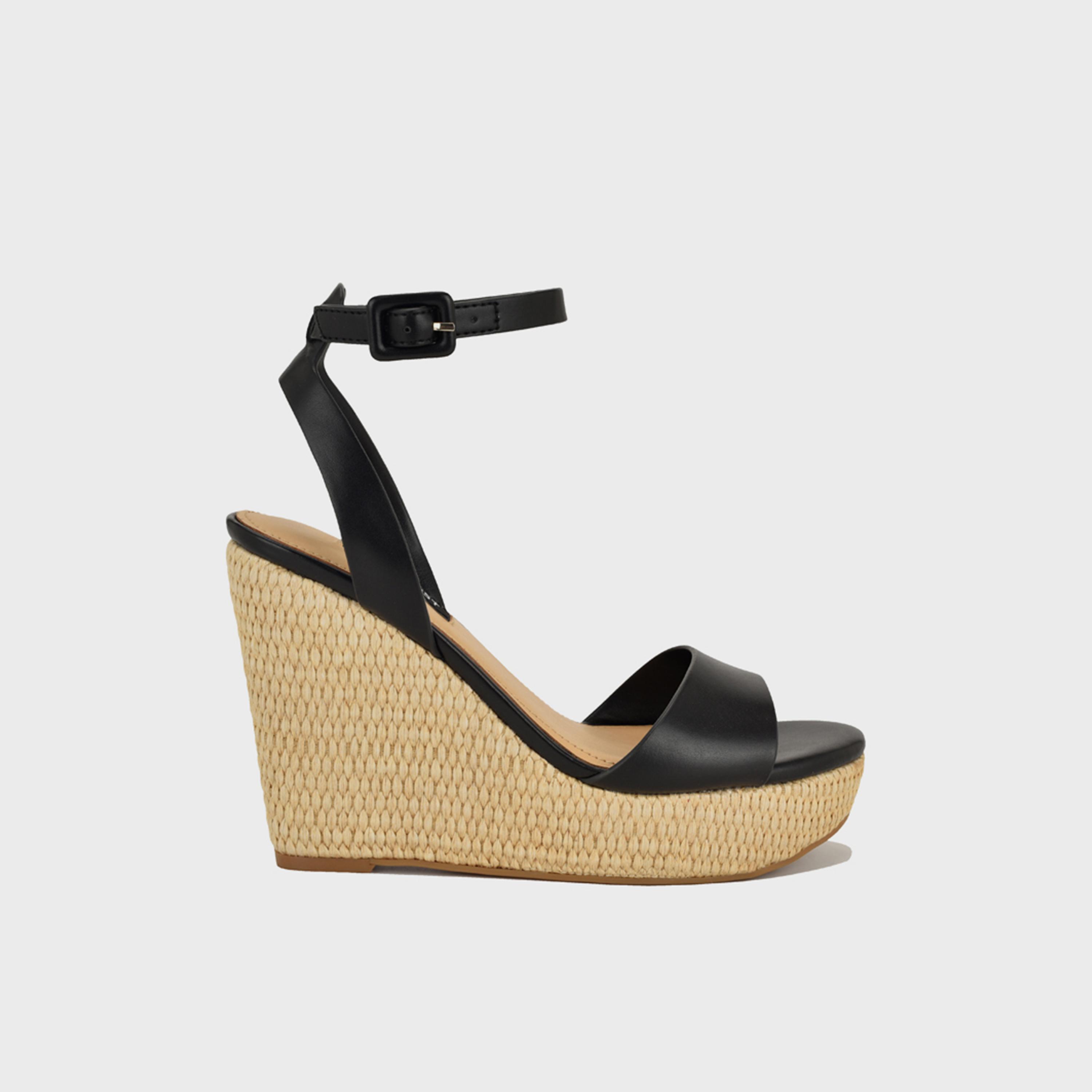 Nine West Women's Buckle Strap Wedges | WNHANLOW3-women-shoes-sandals-heeled-image-3