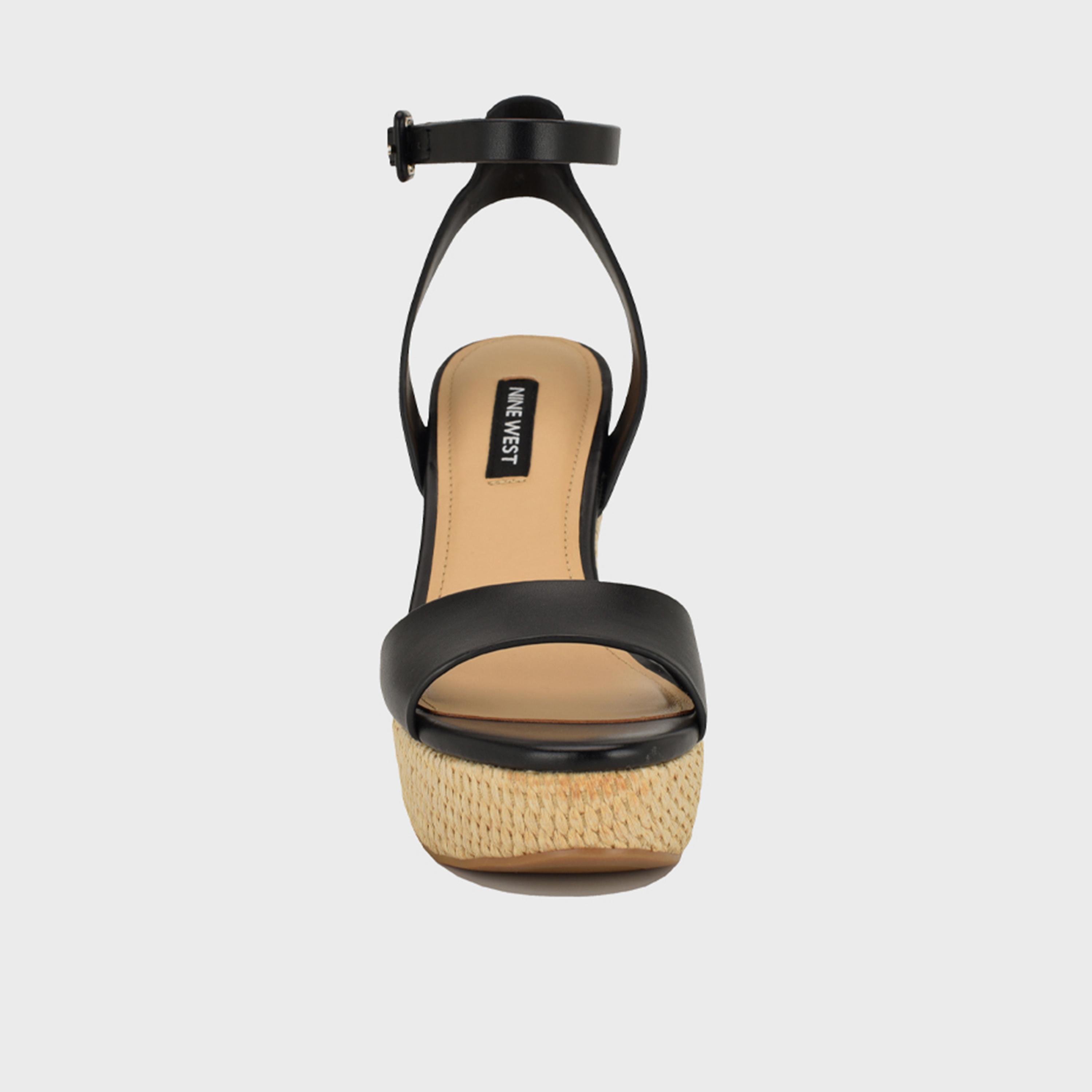 Nine West Women's Buckle Strap Wedges | WNHANLOW3-women-shoes-sandals-heeled-image-4