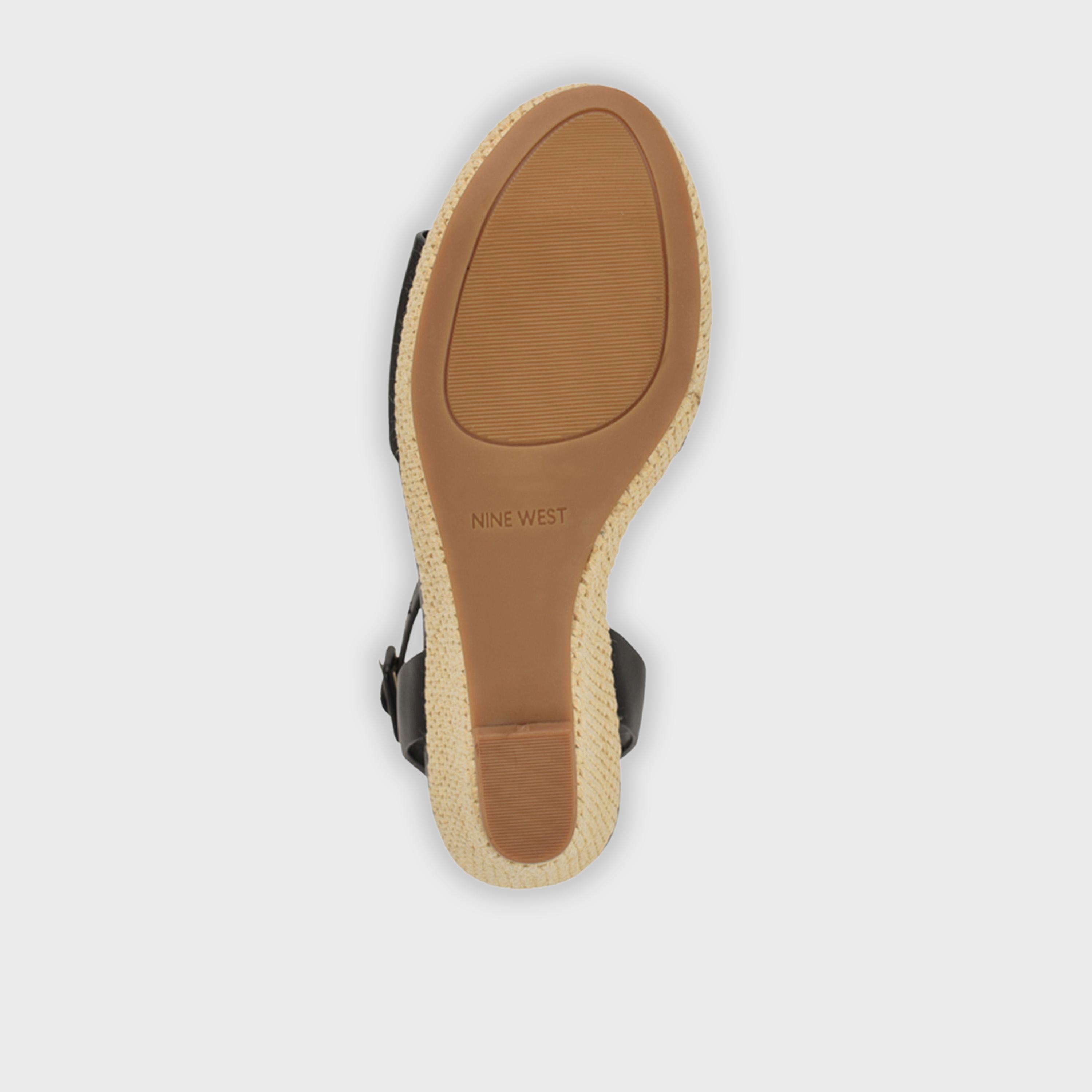 Nine West Women's Buckle Strap Wedges | WNHANLOW3-women-shoes-sandals-heeled-image-7