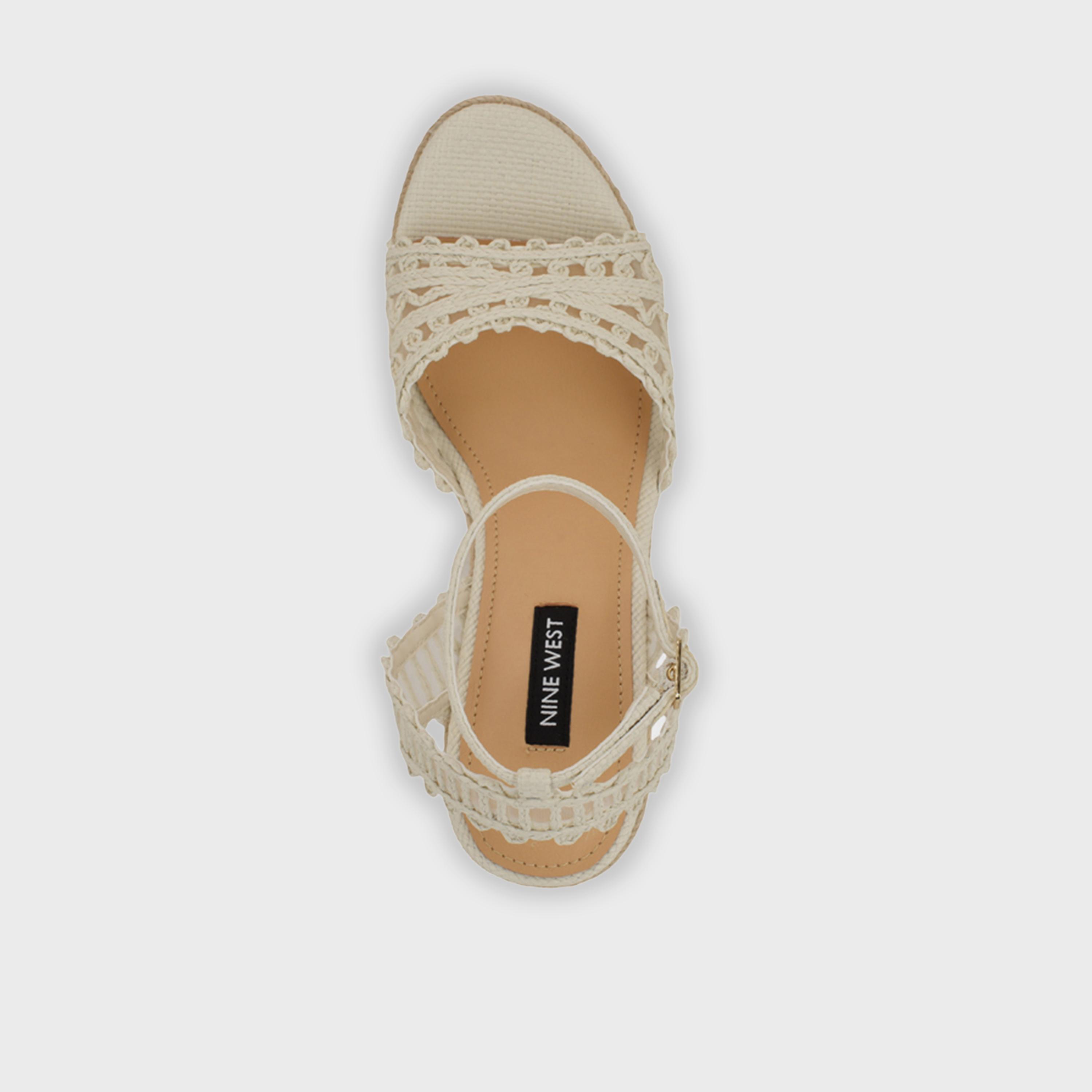 ناين ويست - حذاء نسائي بكعب إسفين بإبزيم | WNHANX2-women-shoes-sandals-heeled-image-6