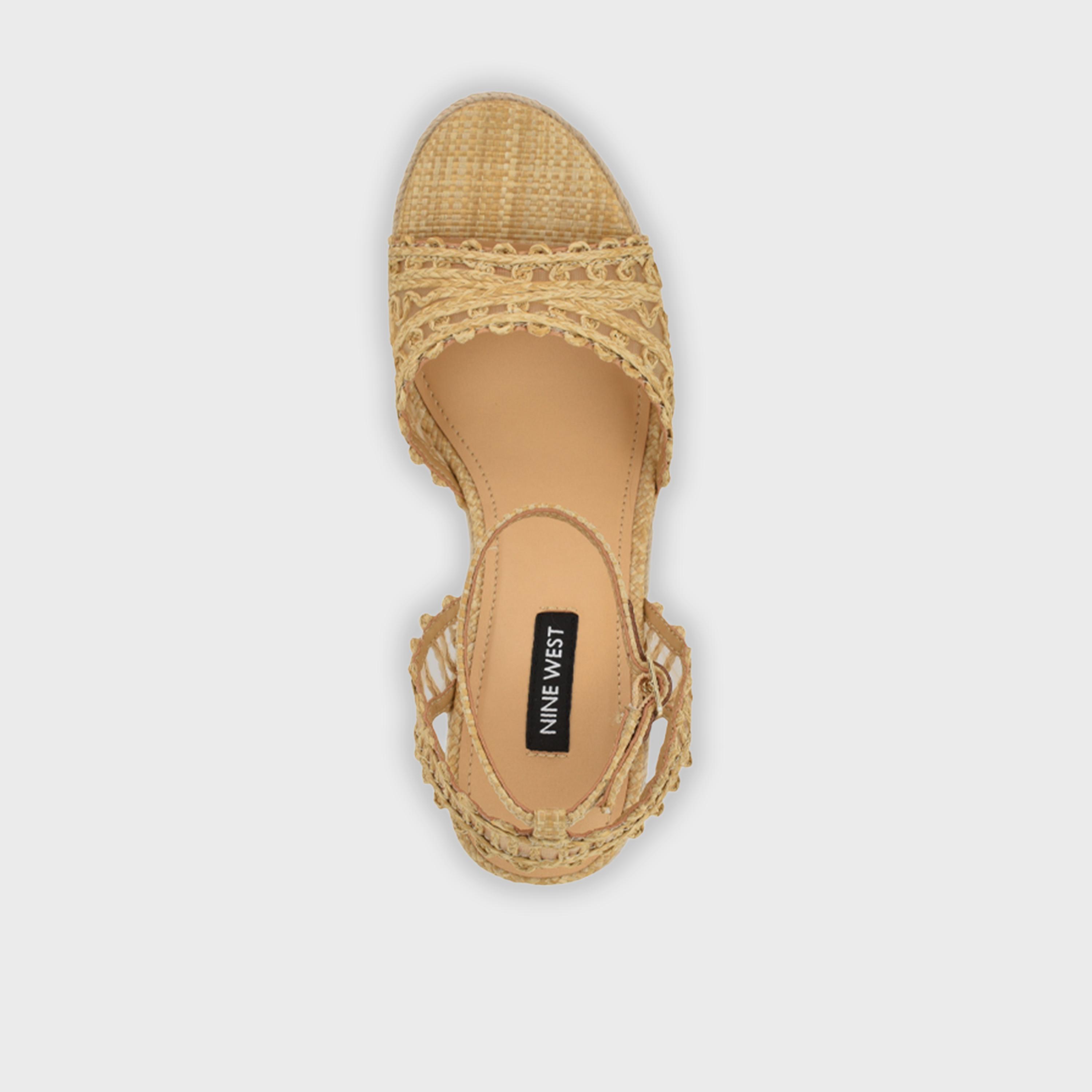 Nine West Women's Buckle Strap Wedges | WNHANX2-women-shoes-sandals-heeled-image-6