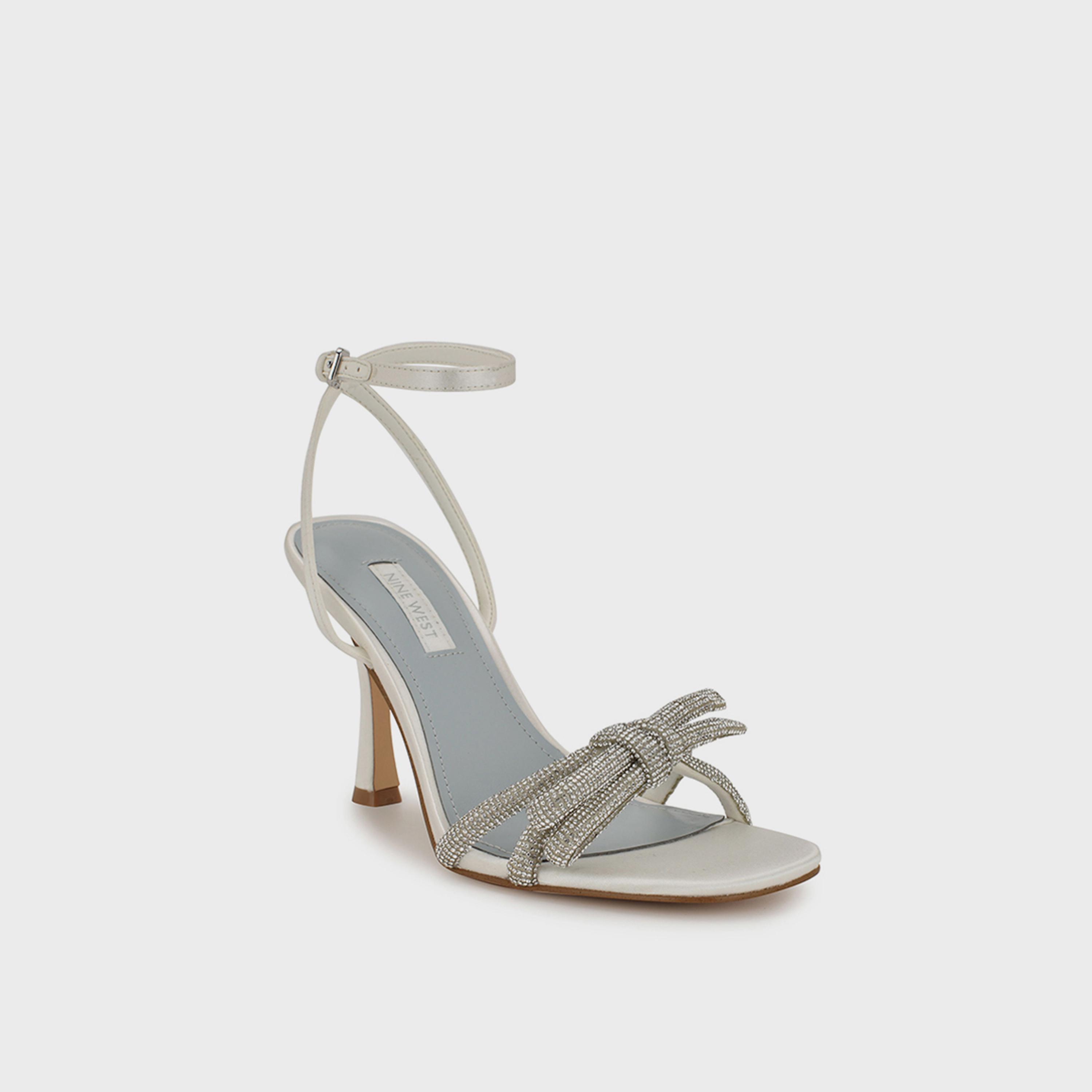 Nine West Women's Buckle Strap Stiletto Heeled Sandals | WNIVID5-women-shoes-heels-image-1