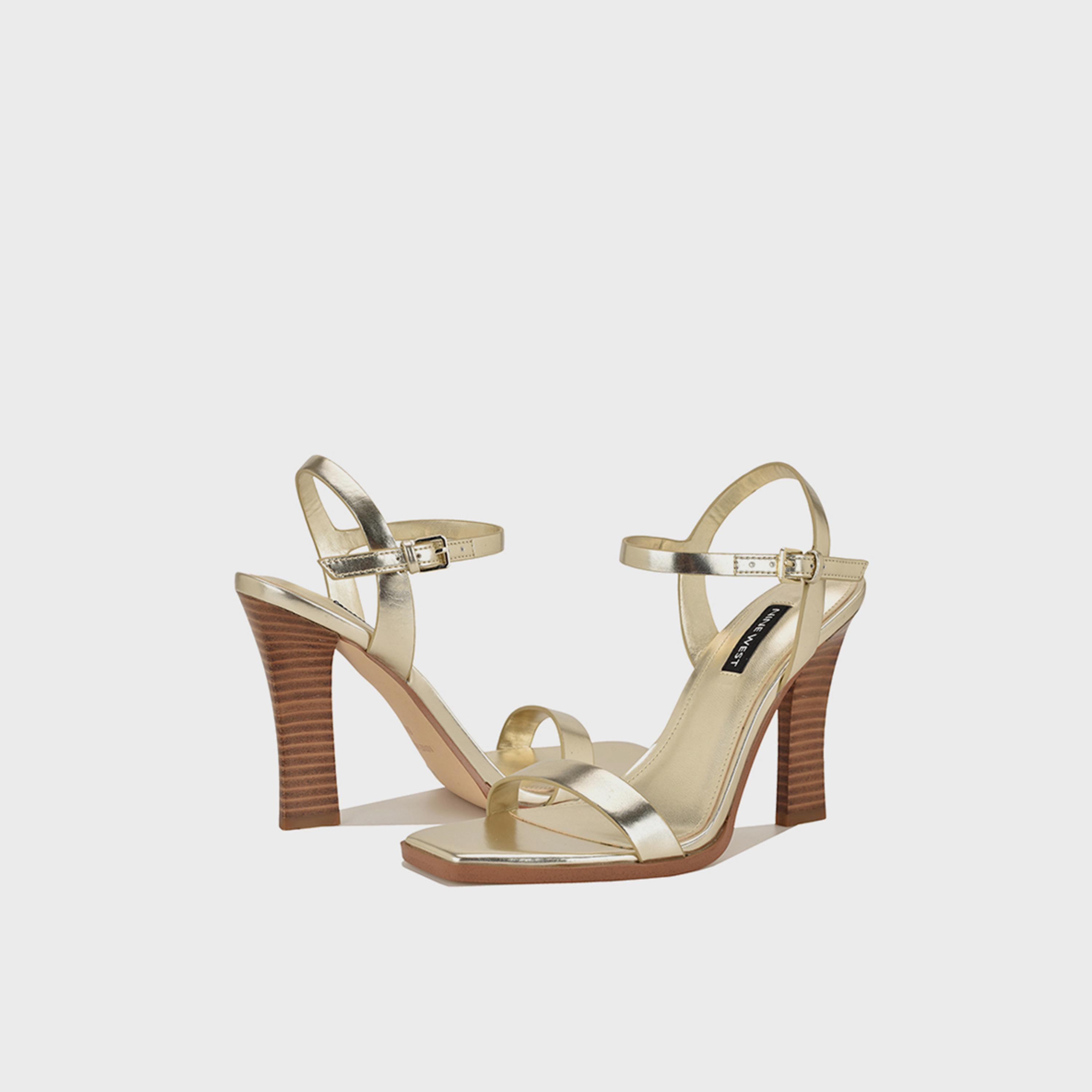 Nine West Women's Buckle Strap Block Heels | WNJOANY3-women-shoes-sandals-heeled-image-2