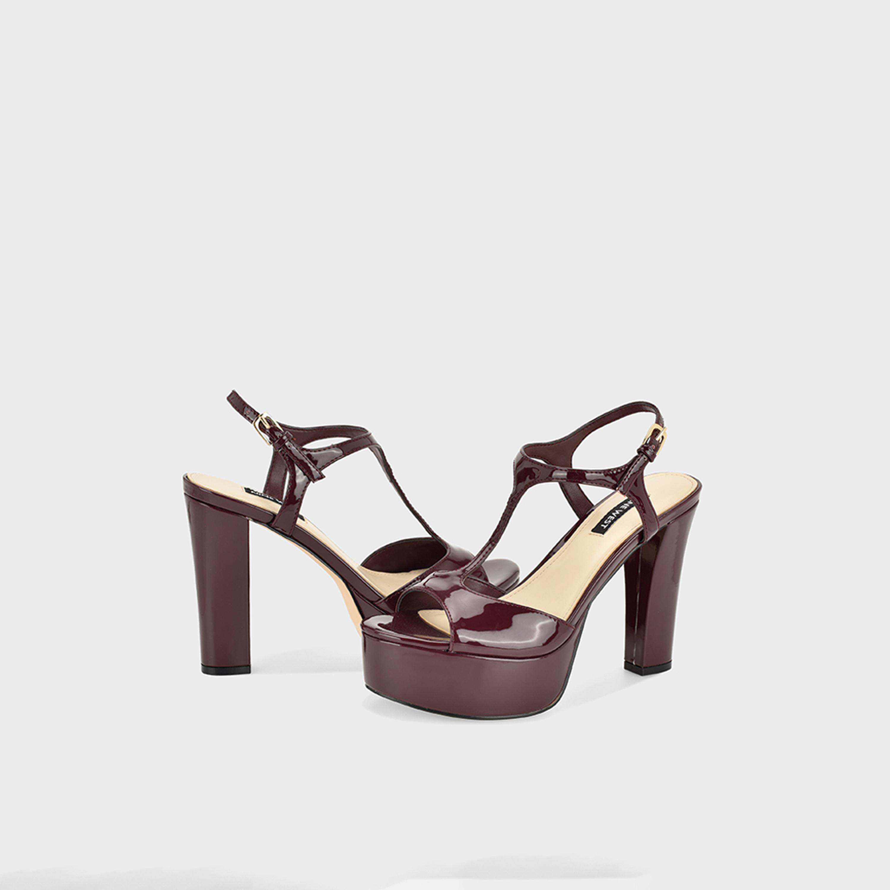 Nine West Women's Buckle Strap Platform Heels | WNNAINI3-women-shoes-sandals-heeled-image-2