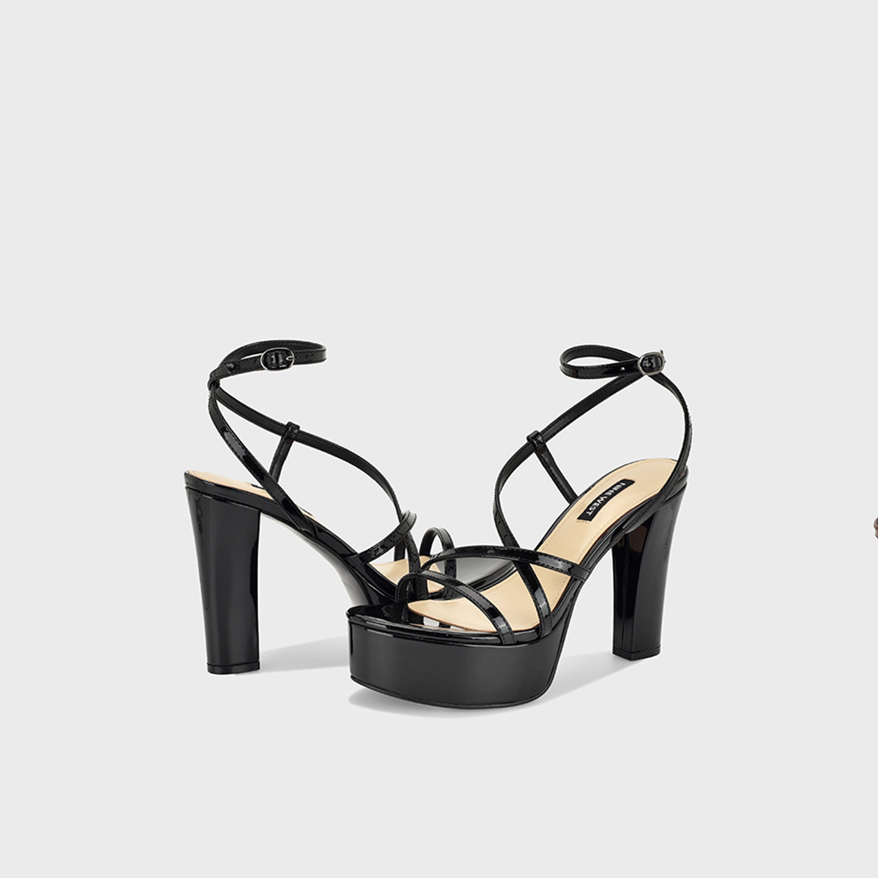 ناين ويست - حذاء نسائي بكعب عالٍ بإبزيم | WNNEREL3-women-shoes-sandals-heeled-image-2