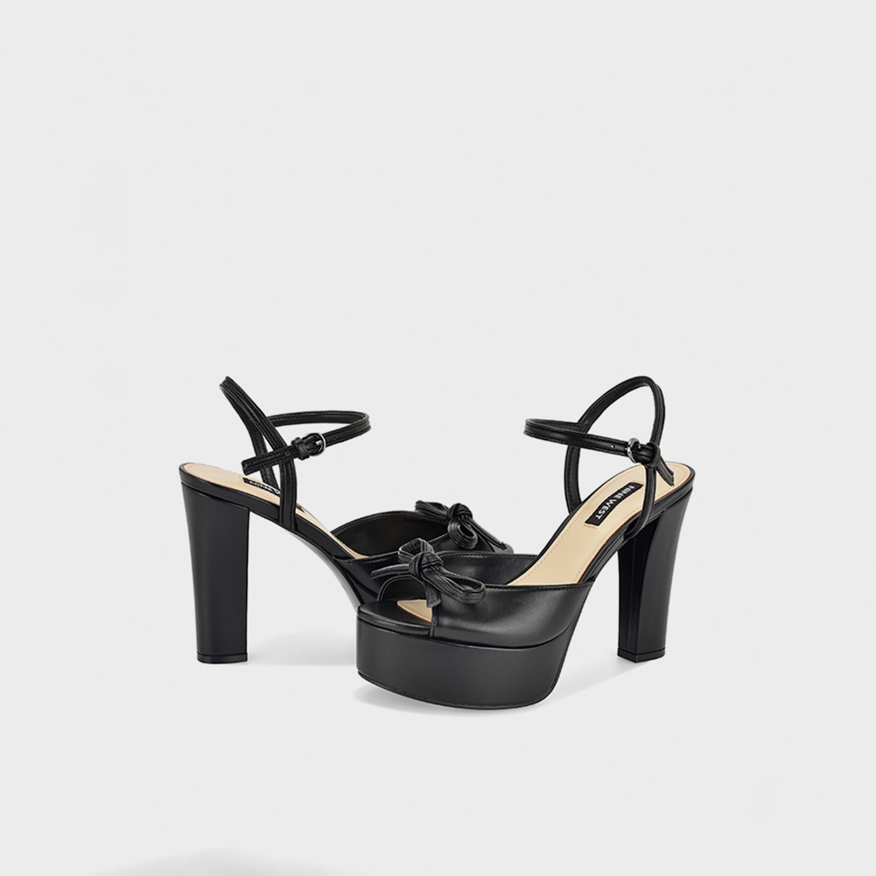 Nine West Women's Buckle Strap Platform Heels | WNNESSLE3-women-shoes-sandals-heeled-image-2