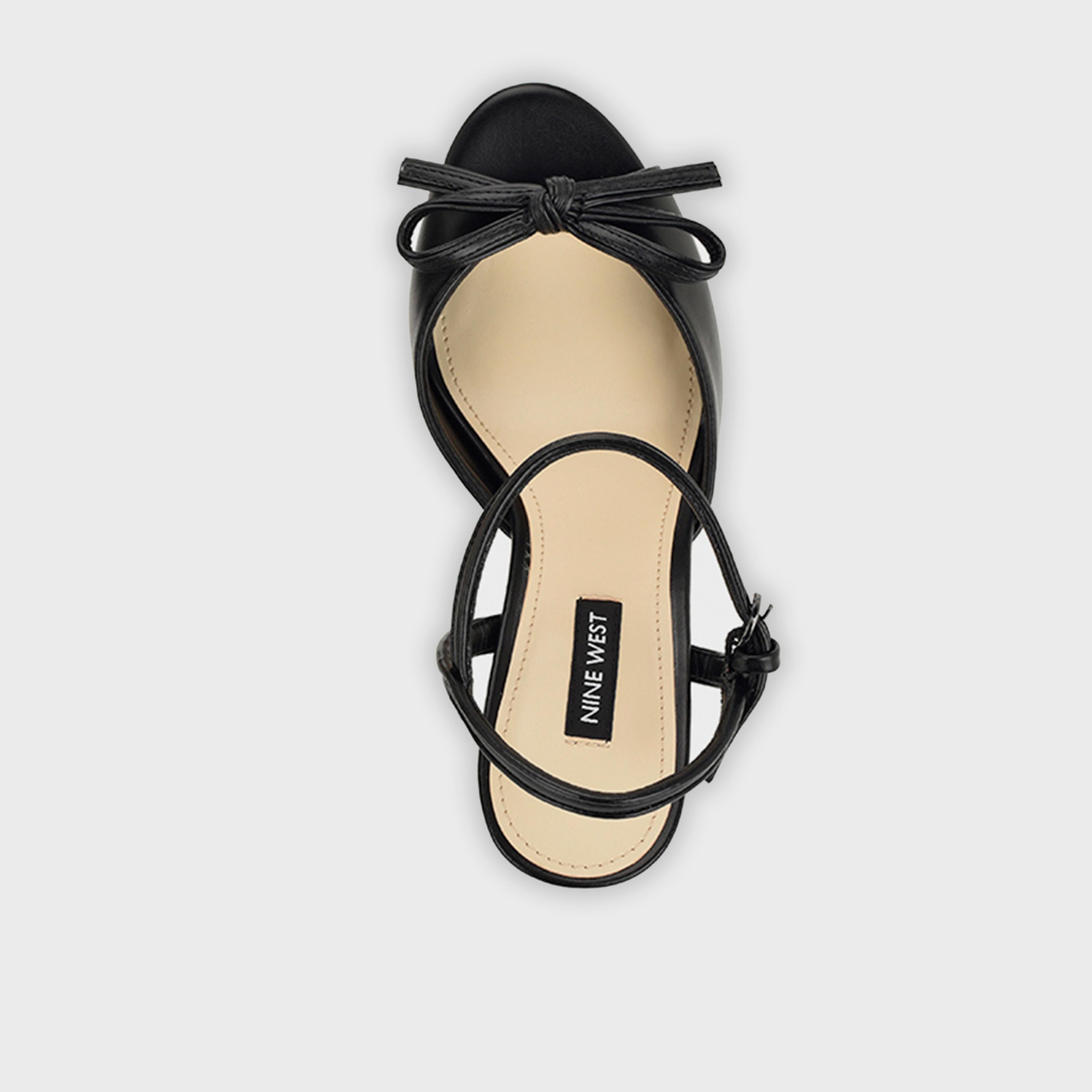 Nine West Women's Buckle Strap Platform Heels | WNNESSLE3-women-shoes-sandals-heeled-image-4