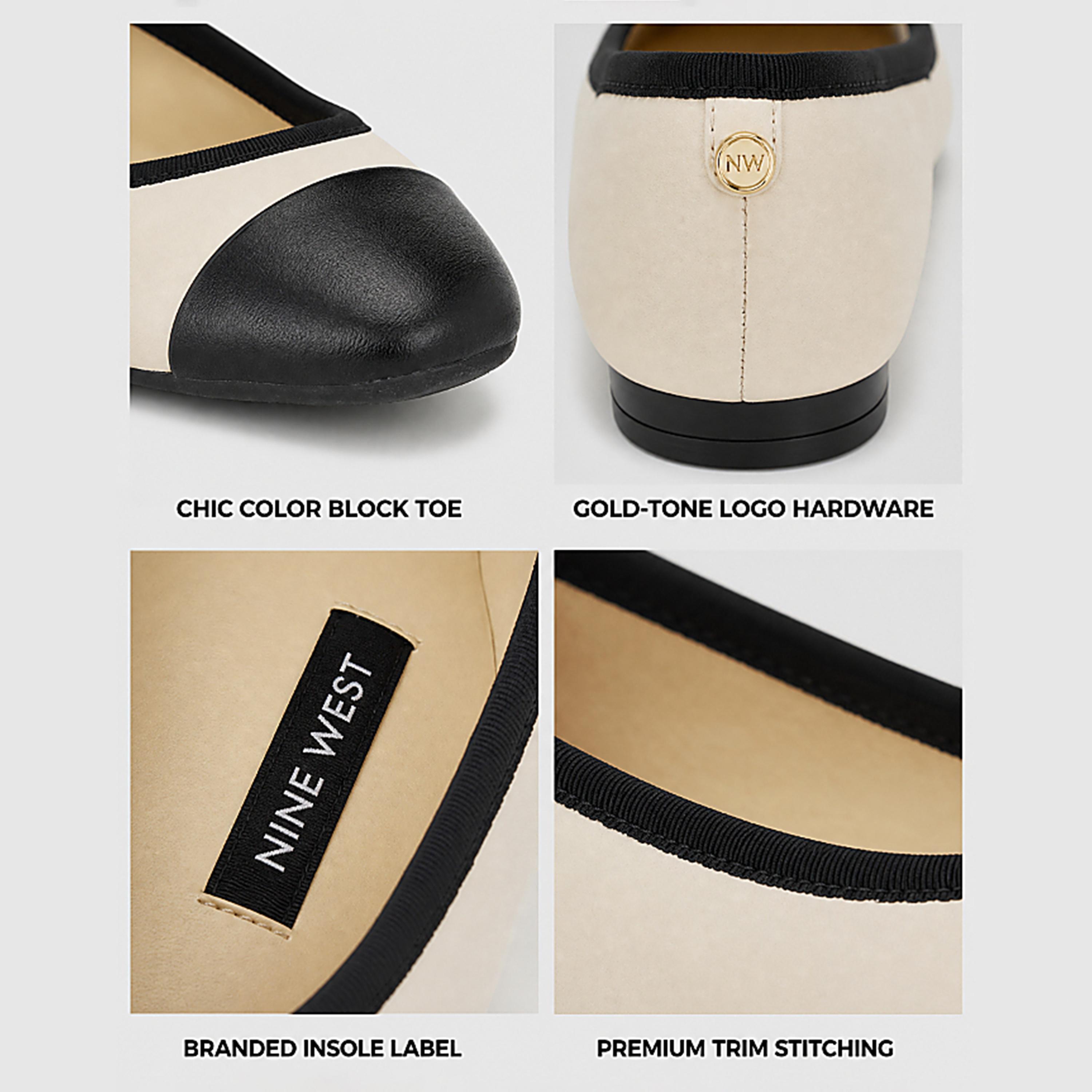 ناين ويست - حذاء باليرينا نسائي سهل الارتداء مقدمة مستديرة | WNOLLIN9X9-women-shoes-ballerinas-image-5