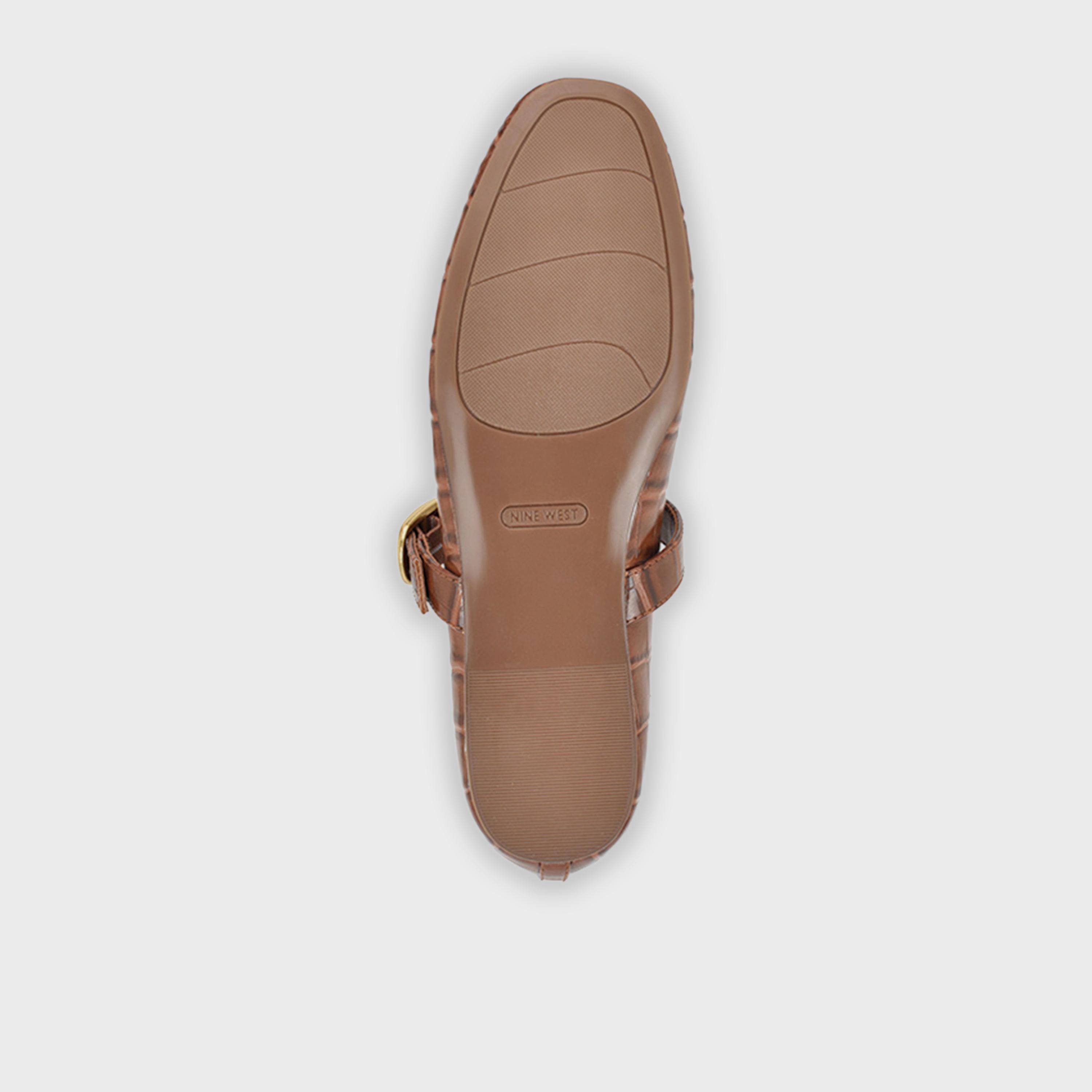 ناين ويست - حذاء ماري جين مسطح بحزام إبزيم للنساء | WNVANCEE3-women-shoes-ballerinas-image-7