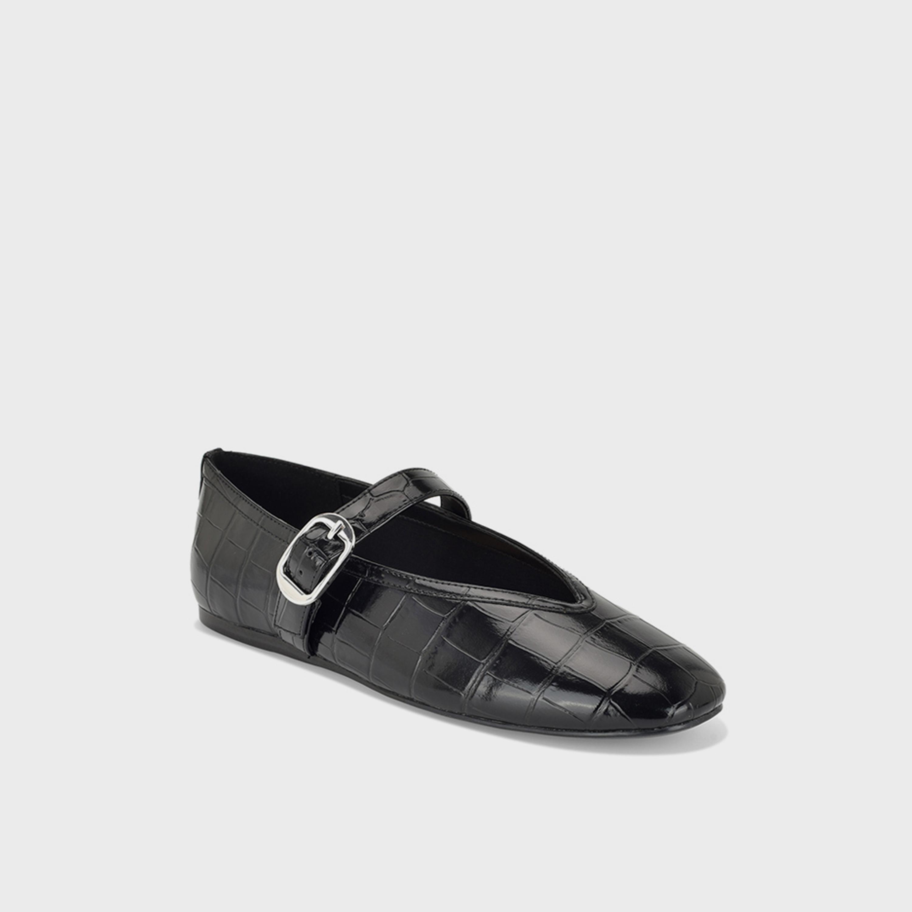 ناين ويست - حذاء ماري جين مسطح بحزام إبزيم للنساء | WNVANCEE3-women-shoes-ballerinas-image-1