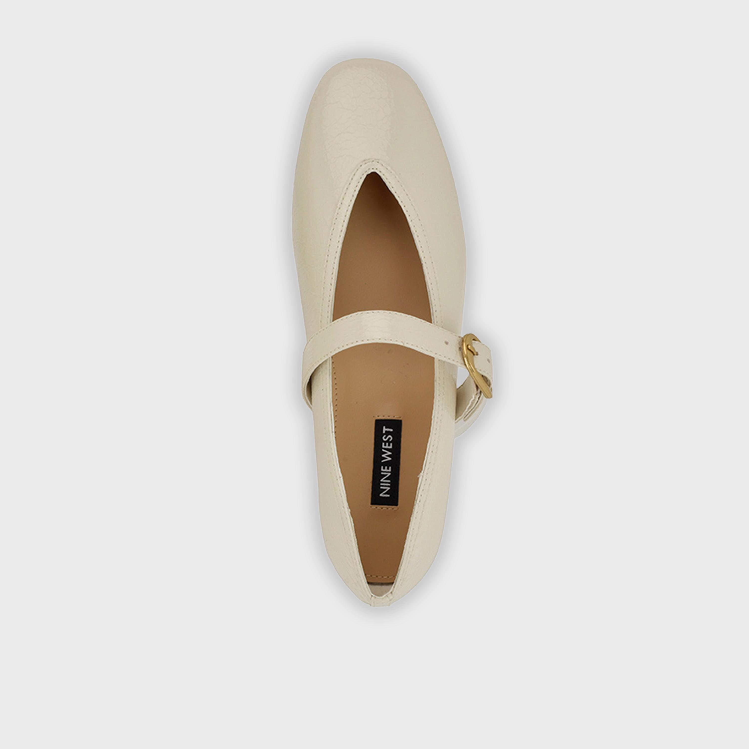 ناين ويست - حذاء ماري جين مسطح بحزام إبزيم للنساء | WNVANCEE3-women-shoes-ballerinas-image-5